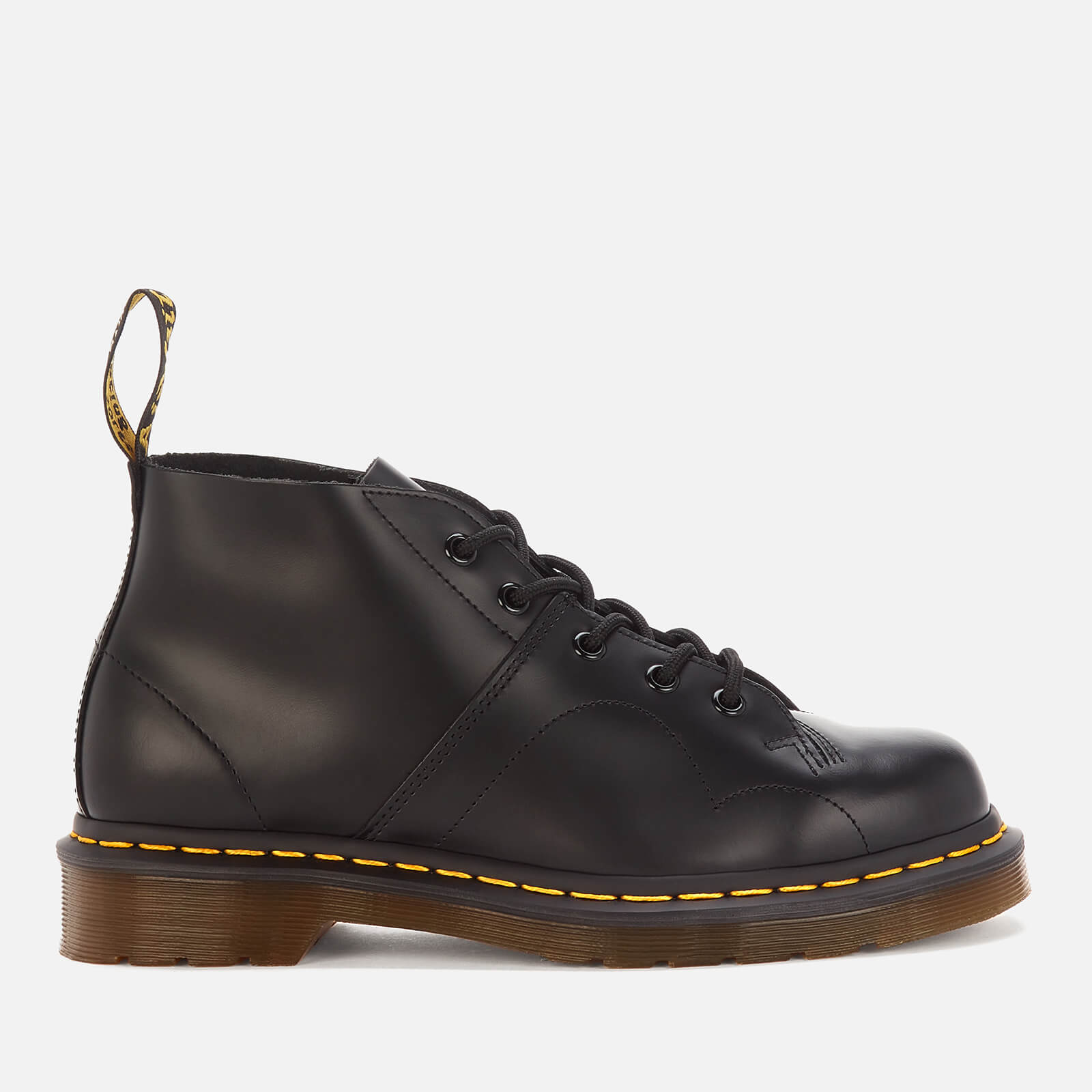 Dr. Martens Church Smooth Leather Monkey Boots - Black - UK 7
