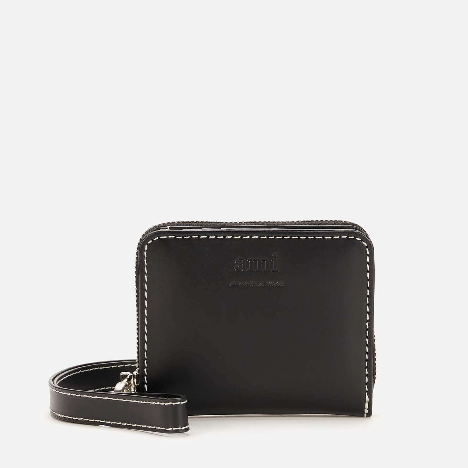 AMI Men's Compact Wallet - Black