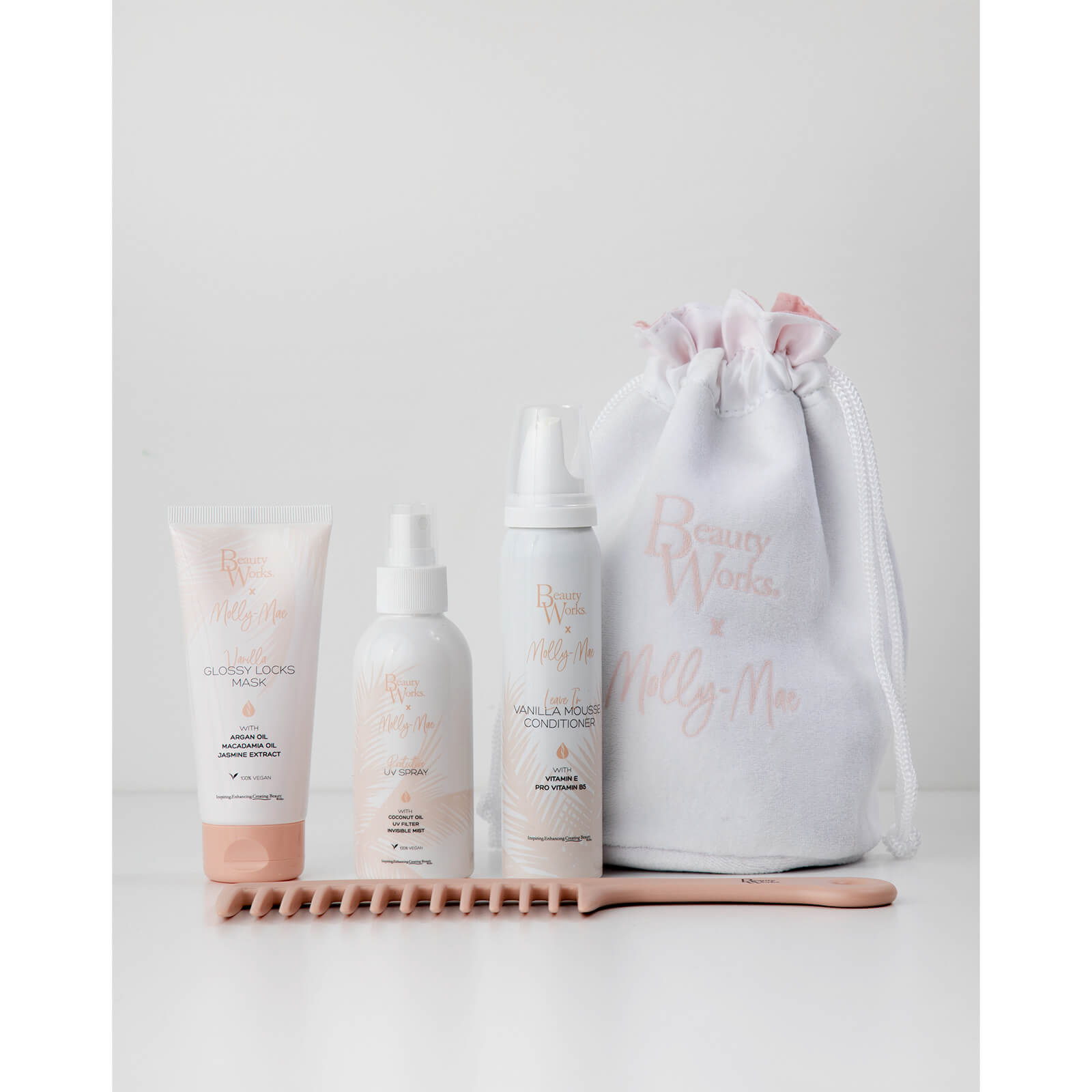 Beauty Works x Molly Mae Gloss Haircare Kit