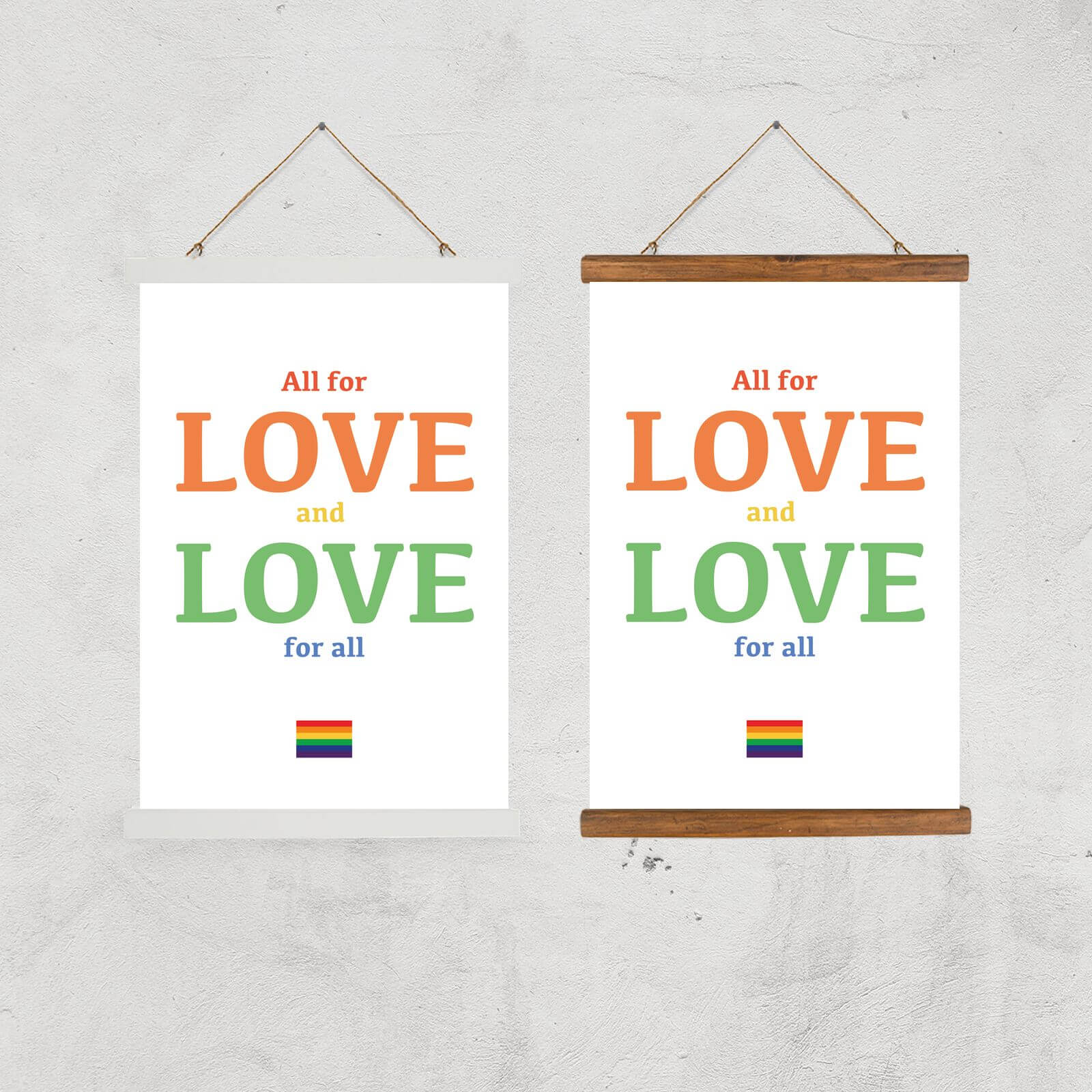 All For Love And Love For All Giclee Art Print - A2 - Print Only