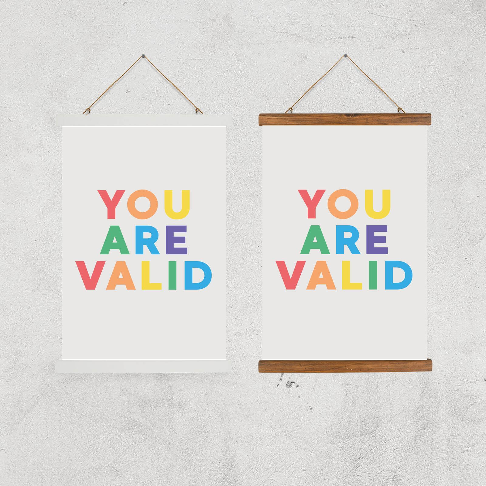 You Are Valid Giclee Art Print - A2 - Black Frame