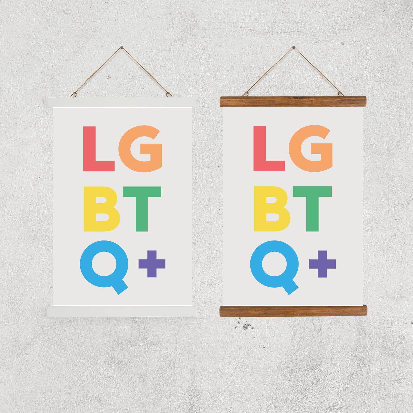 LGBTQ+ Giclee Art Print - A2 - Black Frame