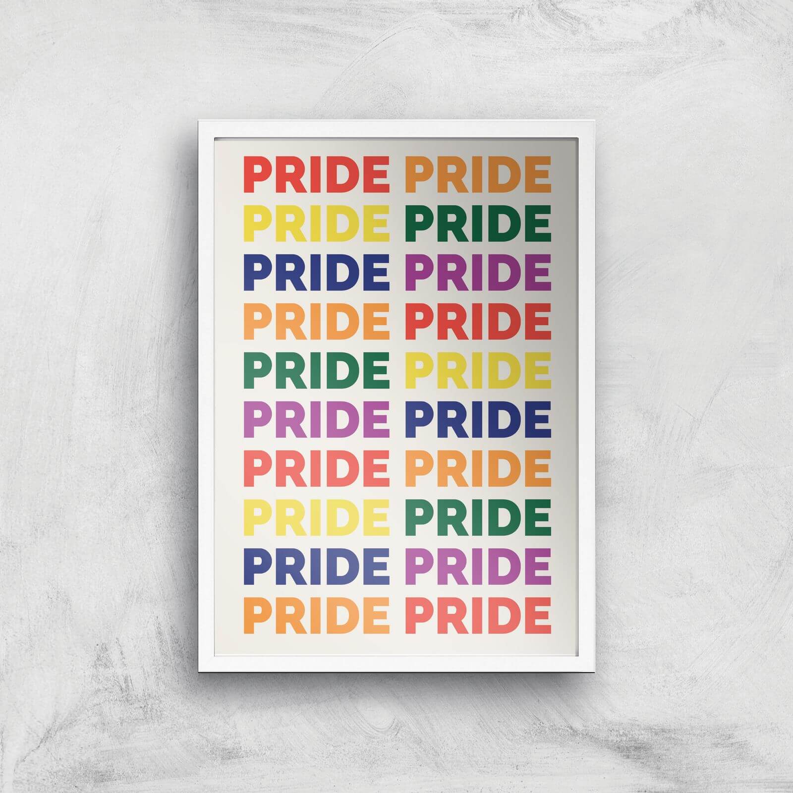 Pride Giclee Art Print - A2 - White Frame
