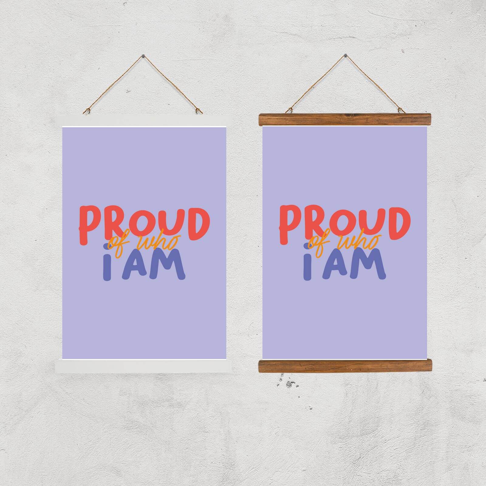 Proud Of Who I Am Giclee Art Print - A2 - Black Frame