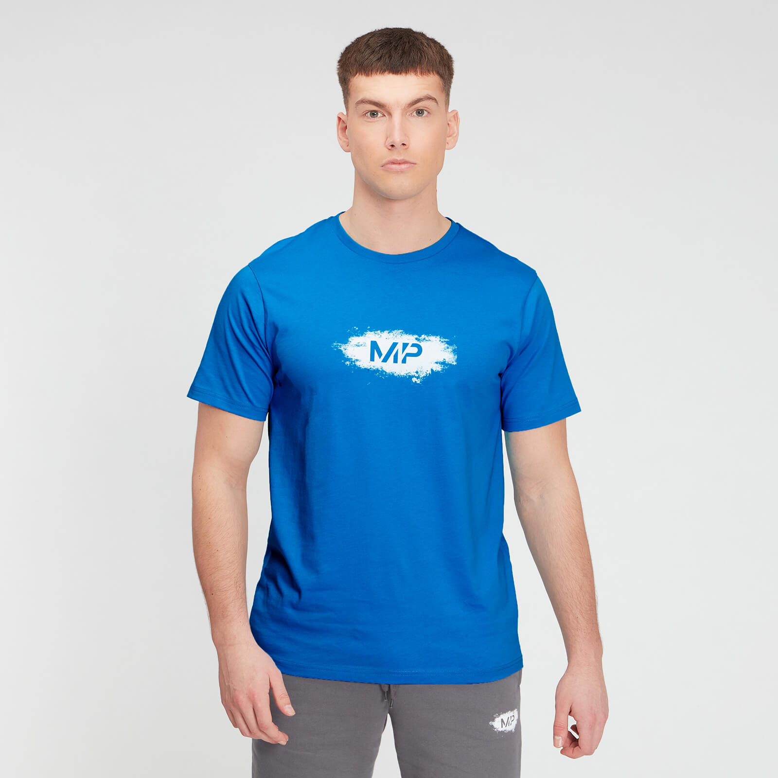MP Men's Chalk Graphic Short Sleeve T-Shirt - Aqua - S