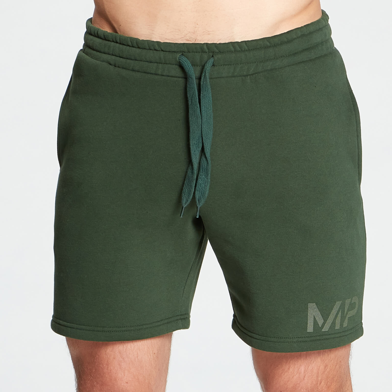

MP Men's Gradient Line Graphic Shorts - Dark Green - XS