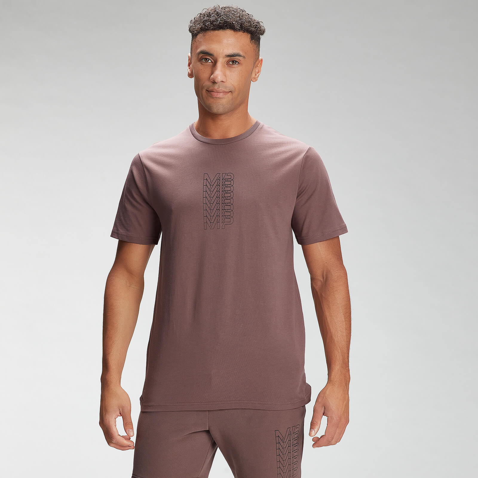 

MP Men's Repeat MP Graphic Short Sleeve T-Shirt - Warm Brown - XXXL