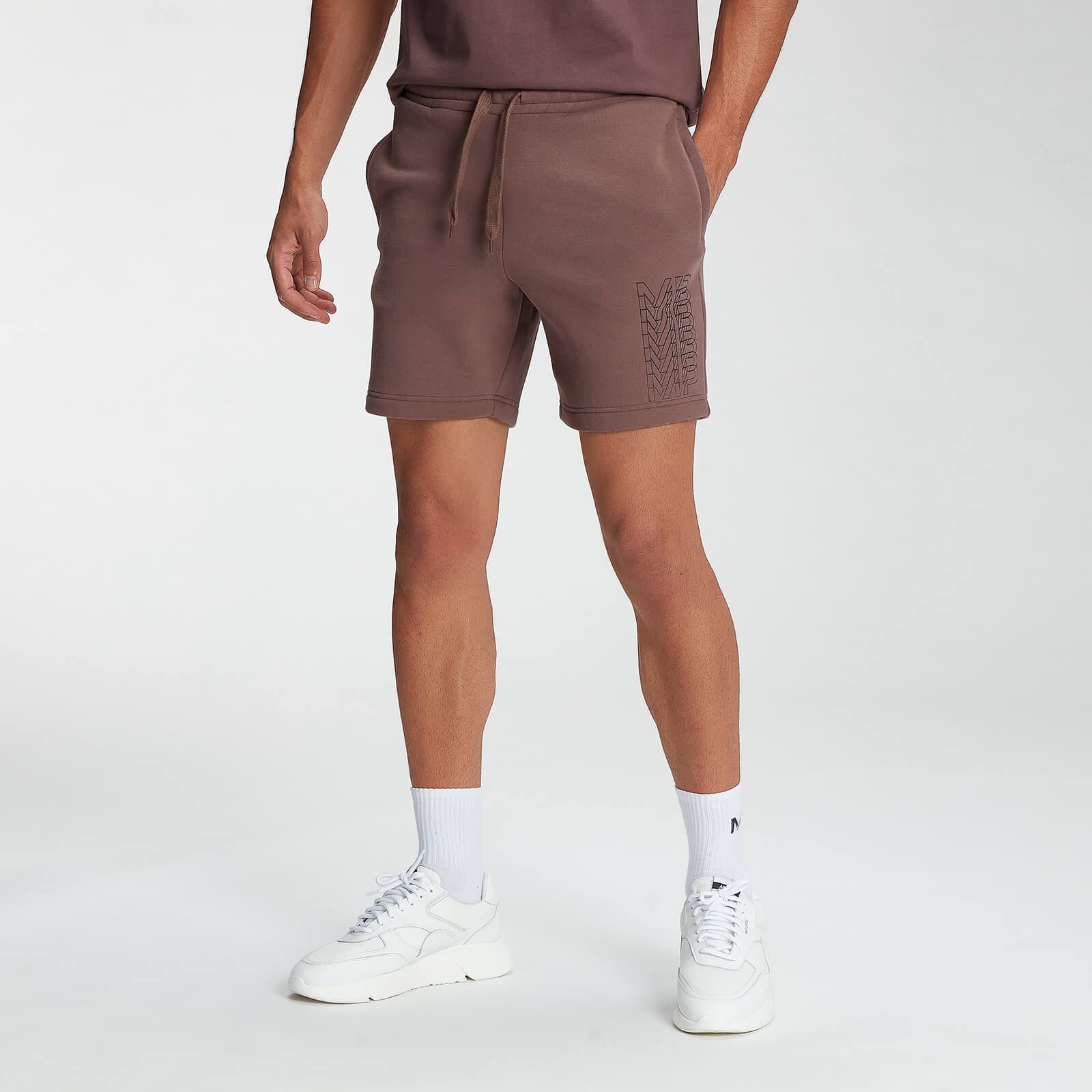 

MP Men's Repeat MP Graphic Shorts - Warm Brown - XXL