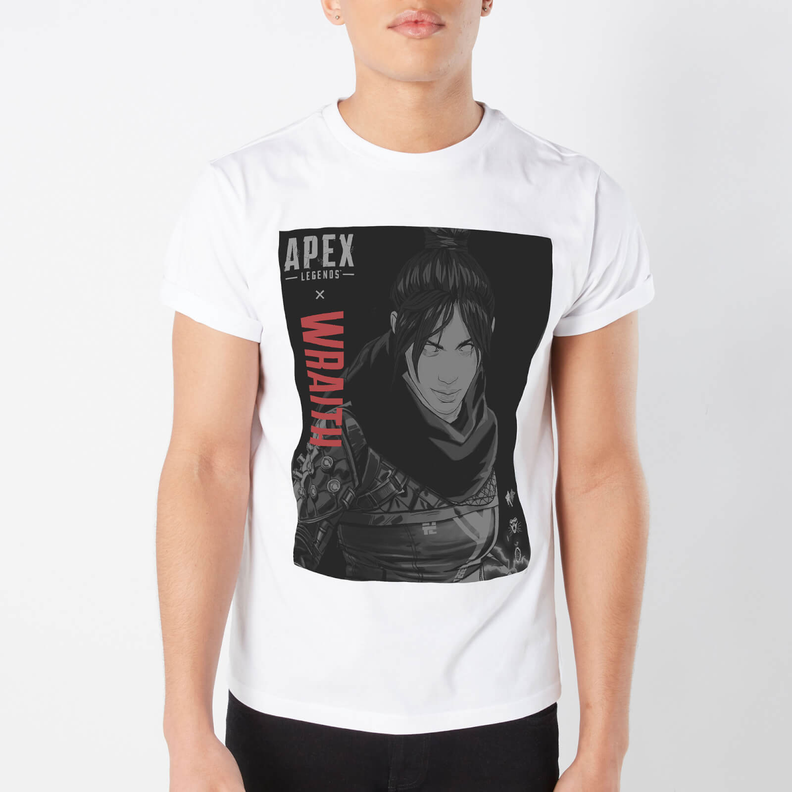 Apex Legends Wraith T-Shirt Homme - Blanc - M - Blanc