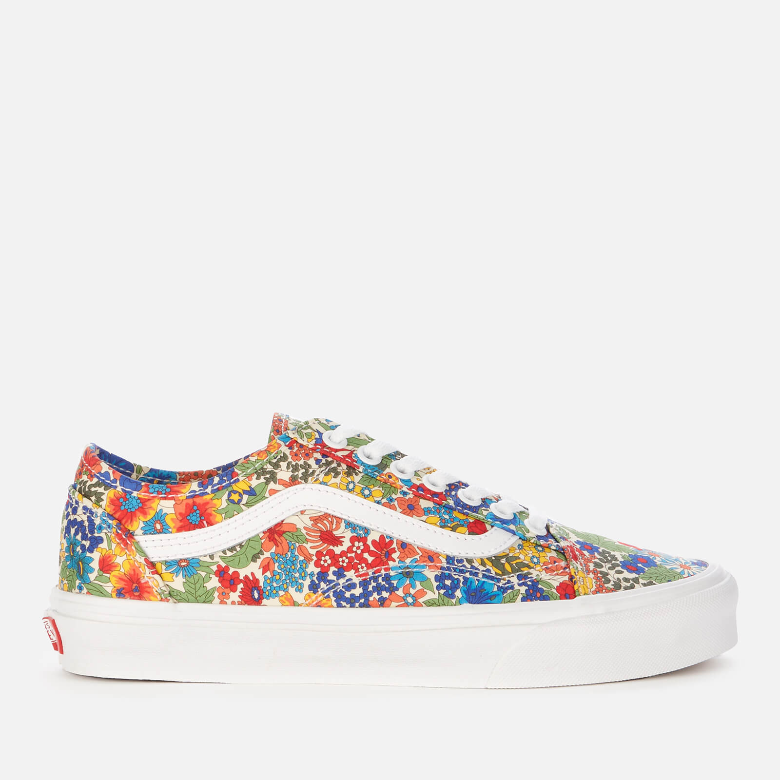 Vans X Liberty London Women's Old Skool Tapered Trainers - Multi/Yellow Floral - UK 3