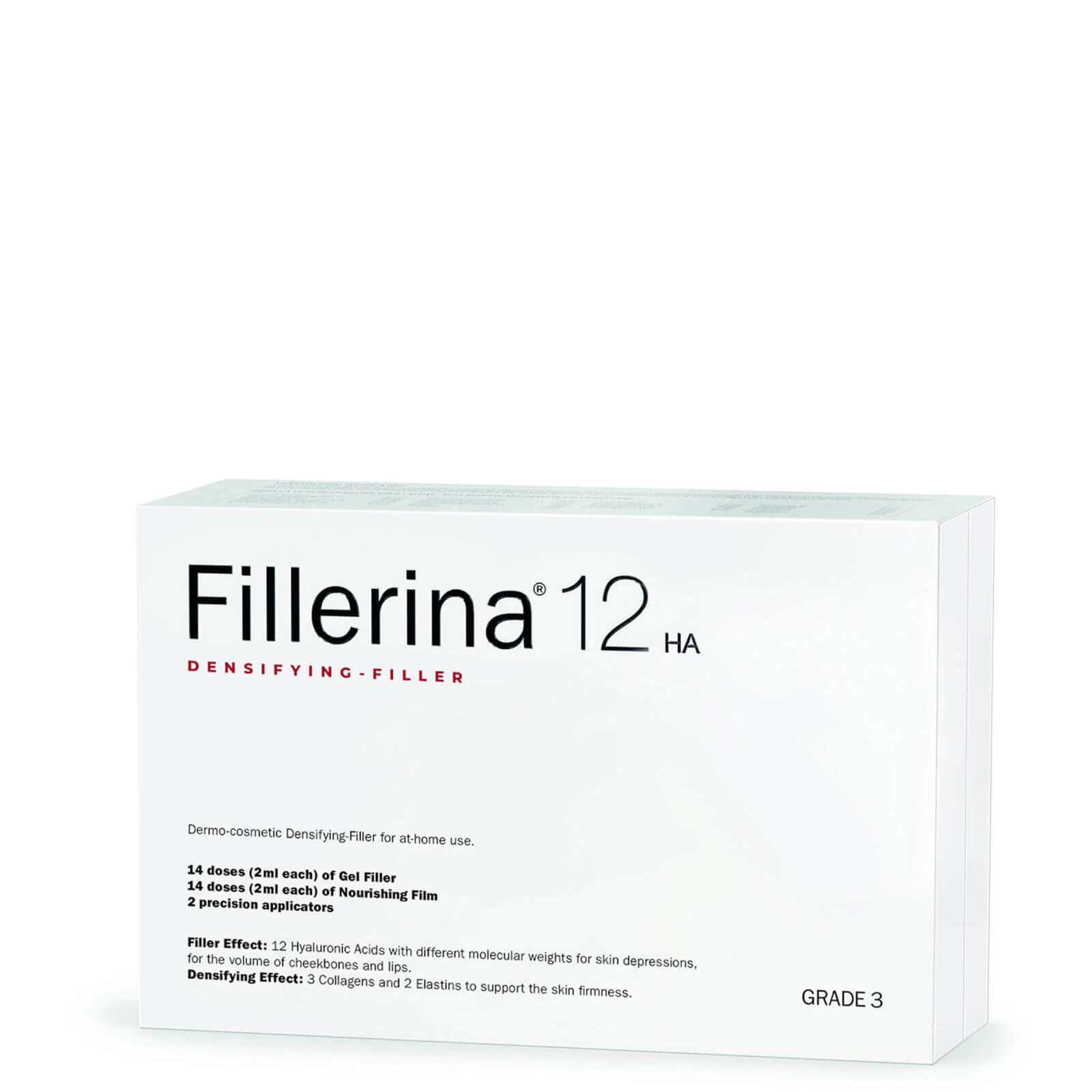 Image of Fillerina 12 Densifying-Filler Intensive Filler Treatment - Grade 3 2 x 30ml