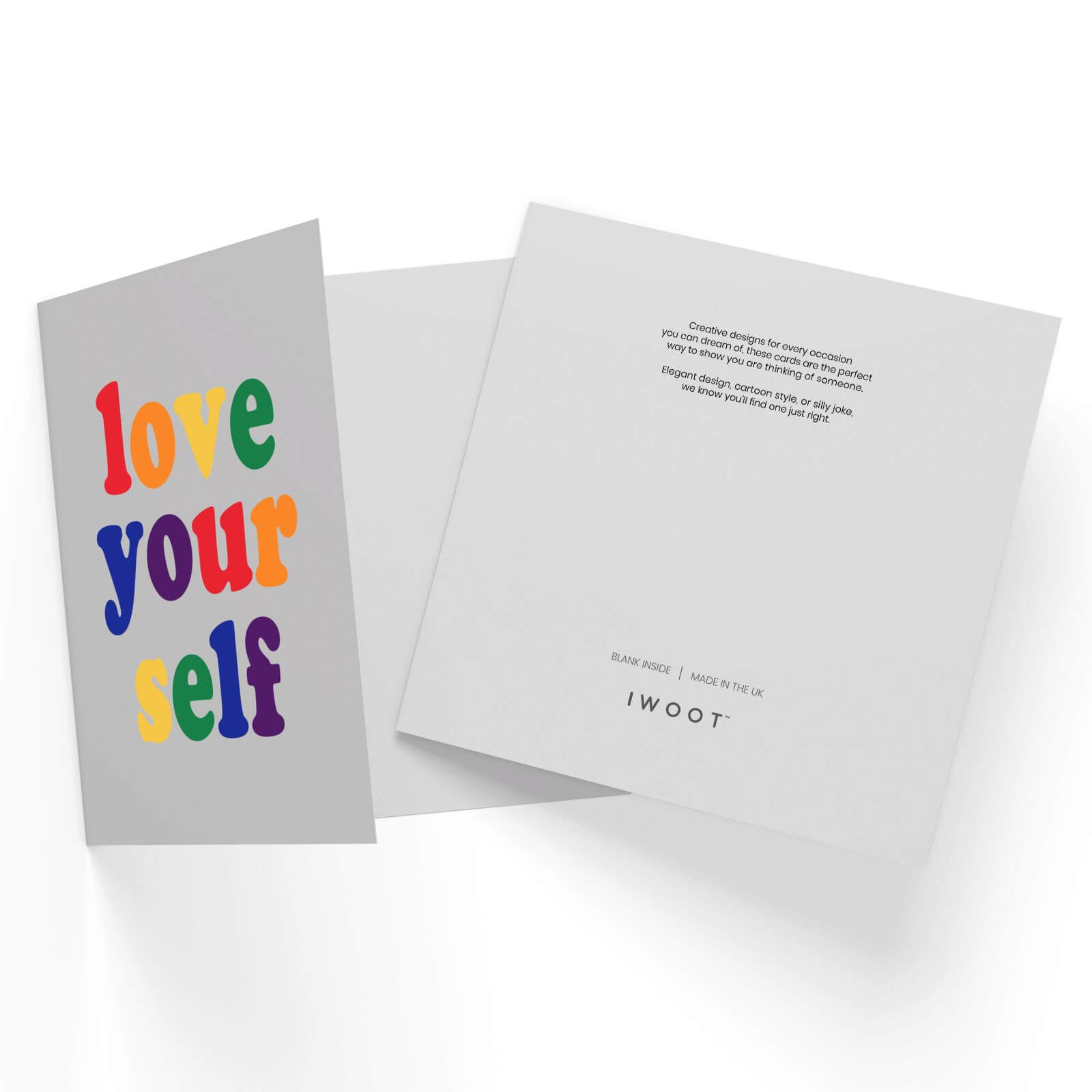 Love Yourself Square Greetings Card (14.8cm x 14.8cm)