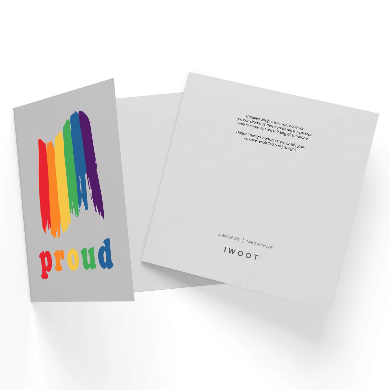 Proud Square Greetings Card (14.8cm x 14.8cm)