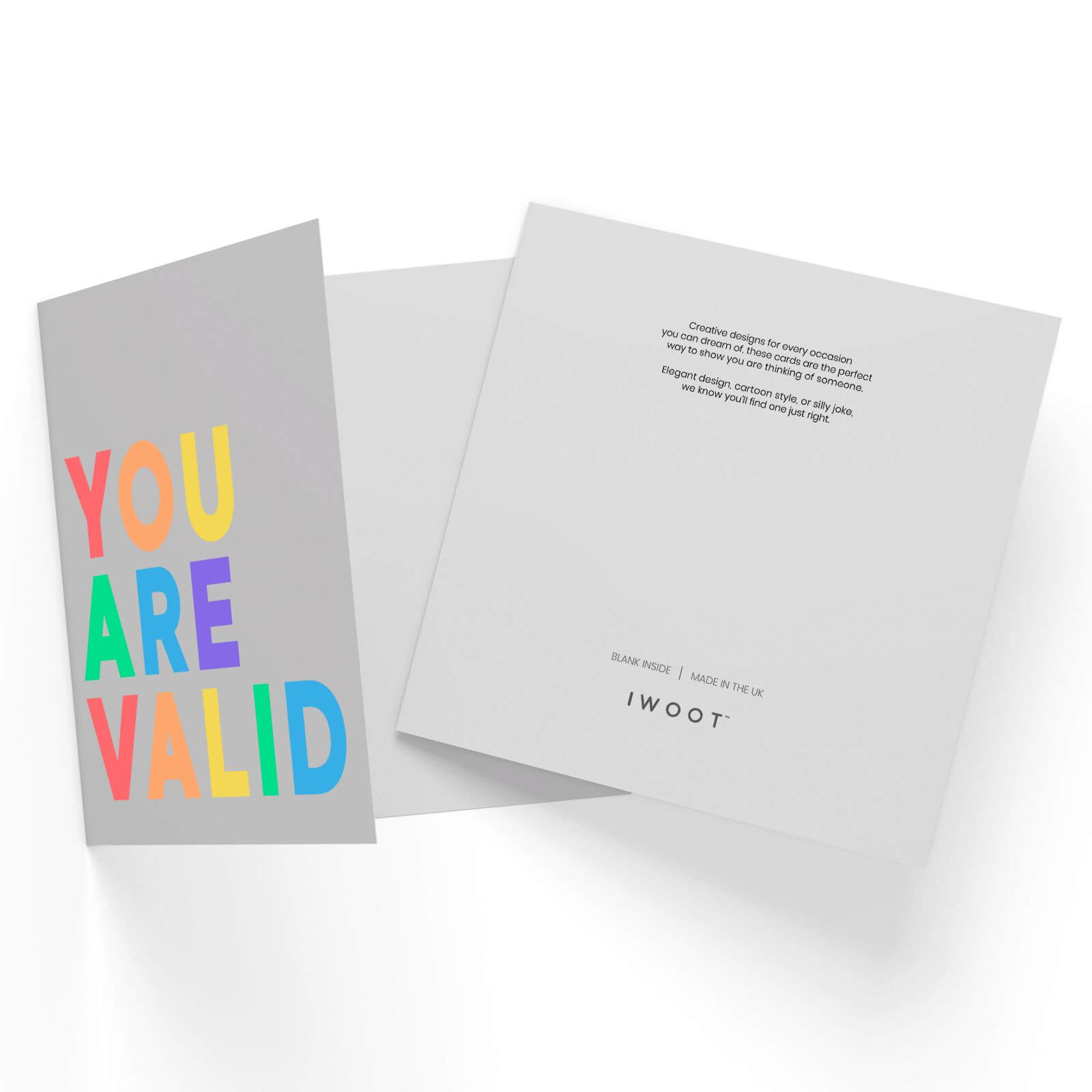 You Are Valid Square Greetings Card (14.8cm x 14.8cm)