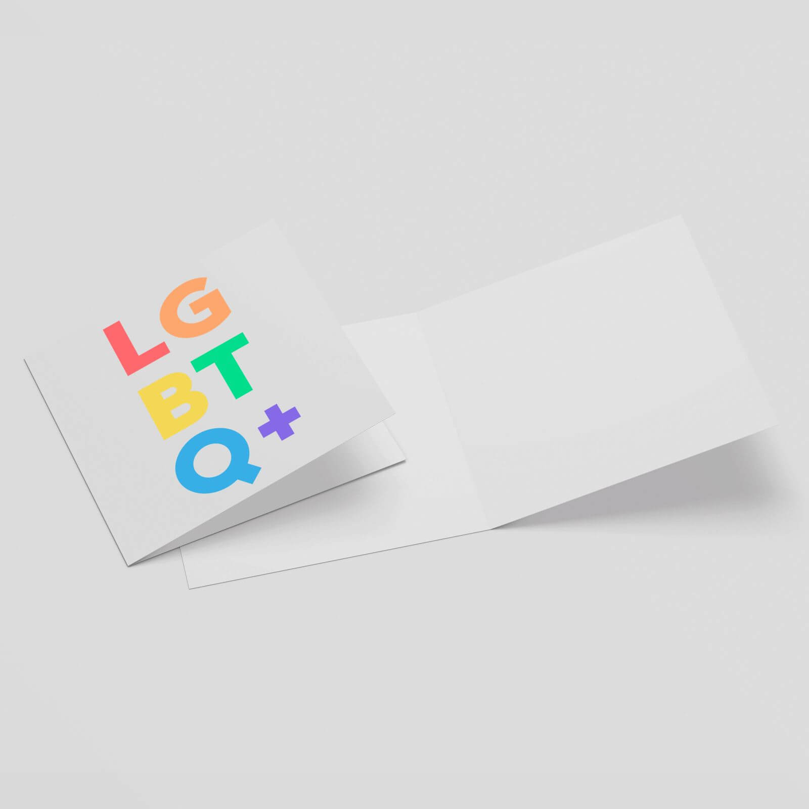 LGBTQ+ Square Greetings Card (14.8cm x 14.8cm)