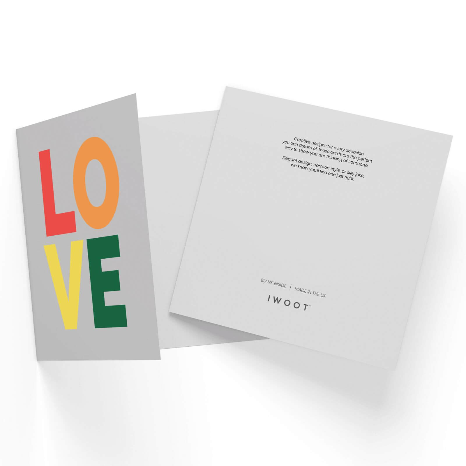 Love Square Greetings Card (14.8cm x 14.8cm)