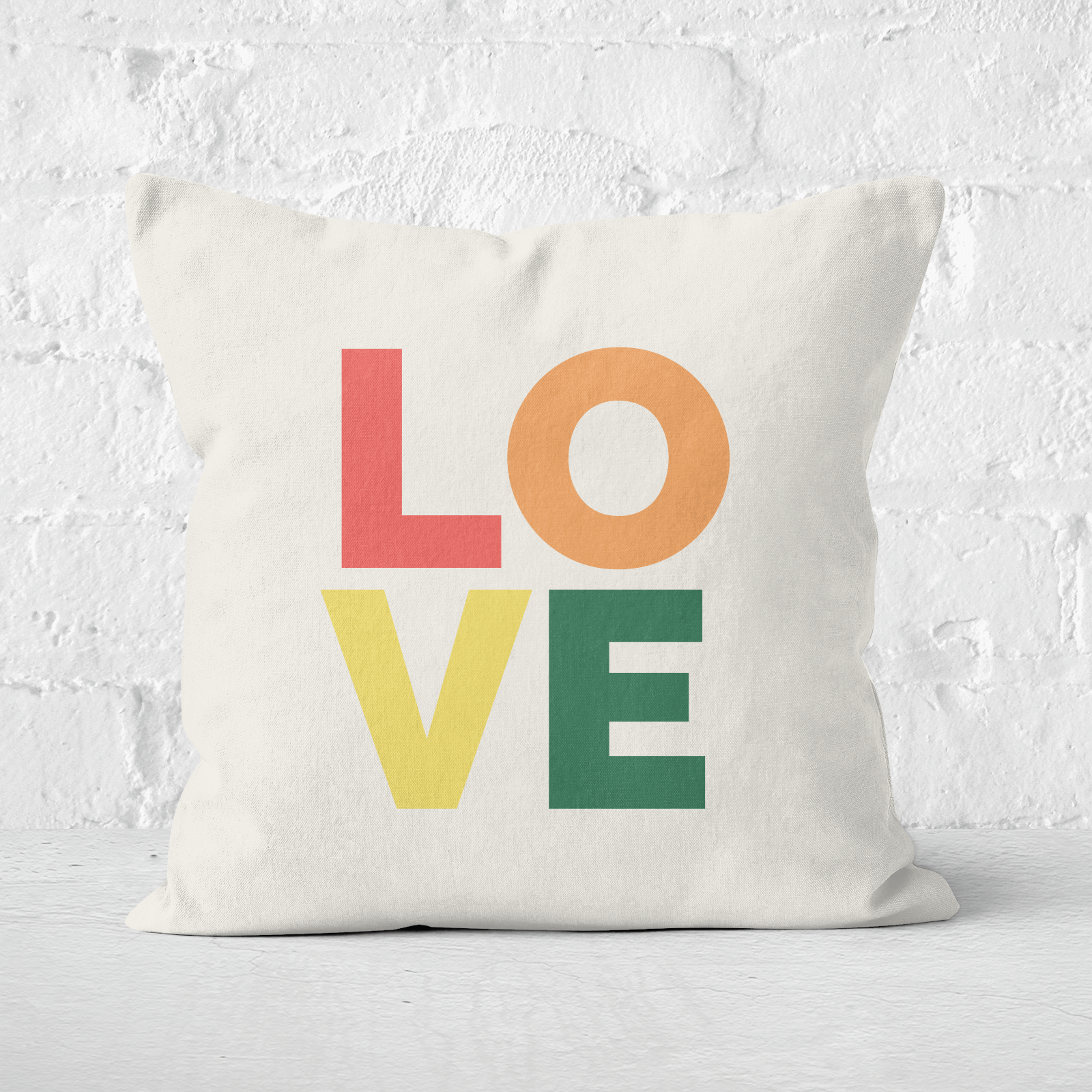 Love Square Cushion - 60x60cm - Soft Touch