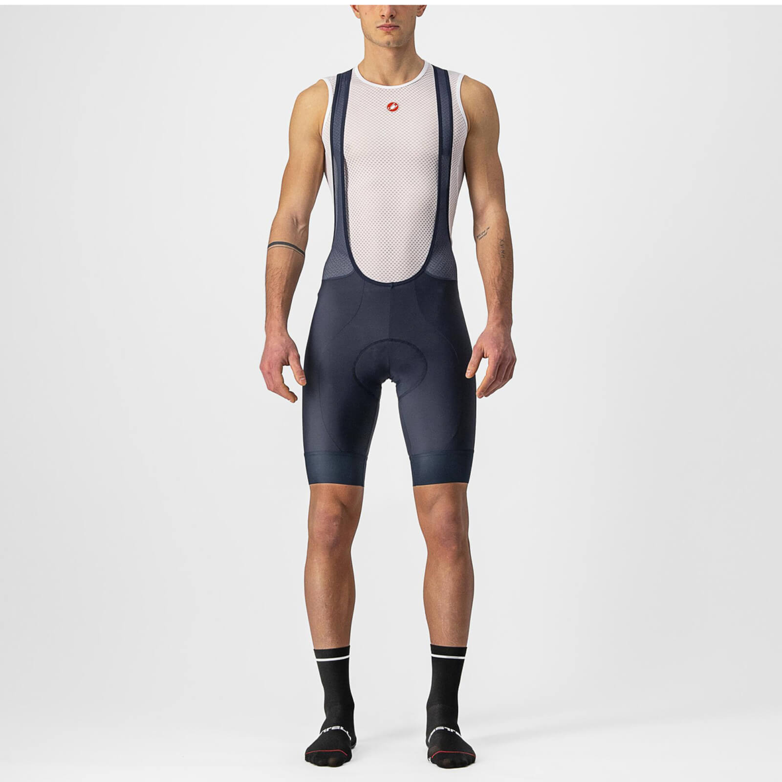 Castelli Entrata Bib Short - XXL - Savile Blue