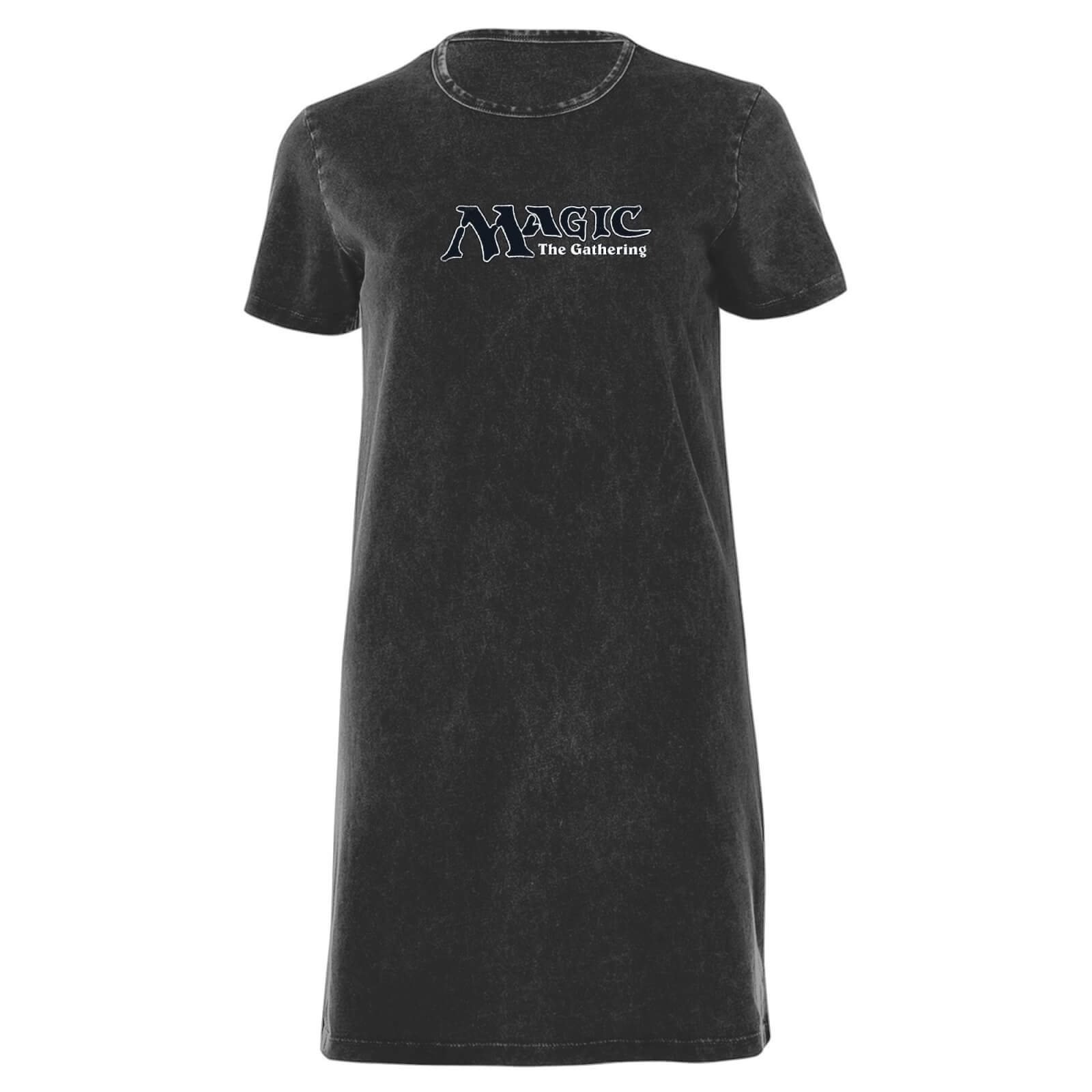 

Magic The Gathering Retro Logo Robe T-Shirt Femme - Noir Délavé - XL