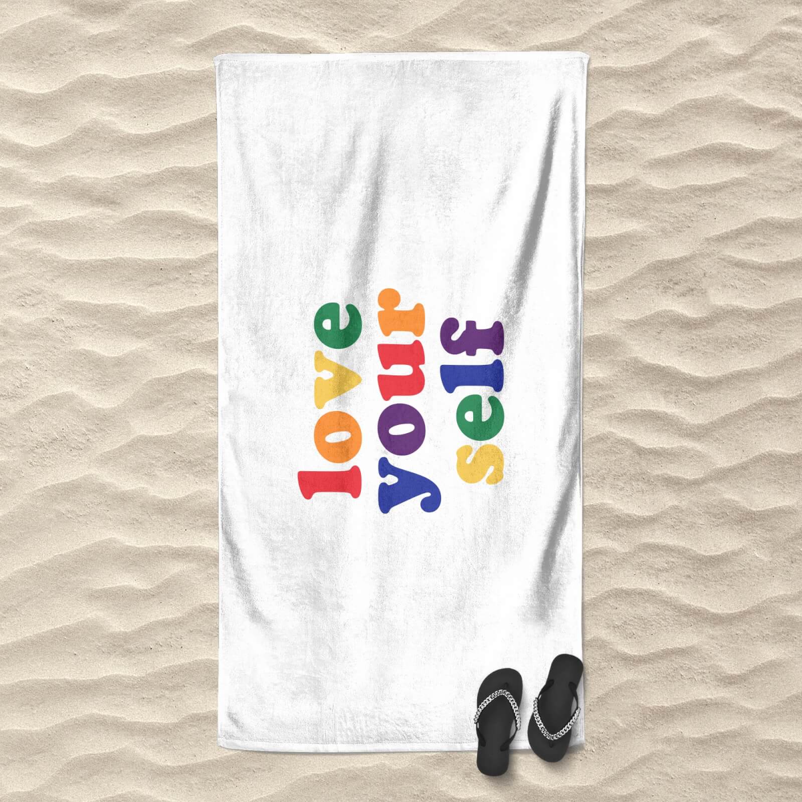 Love Yourself Beach Towel