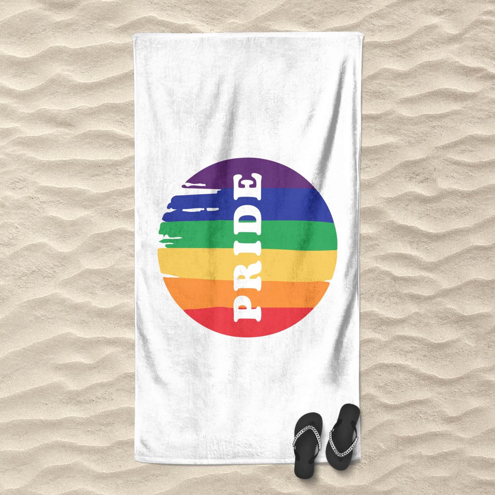 Pride Badge Beach Towel