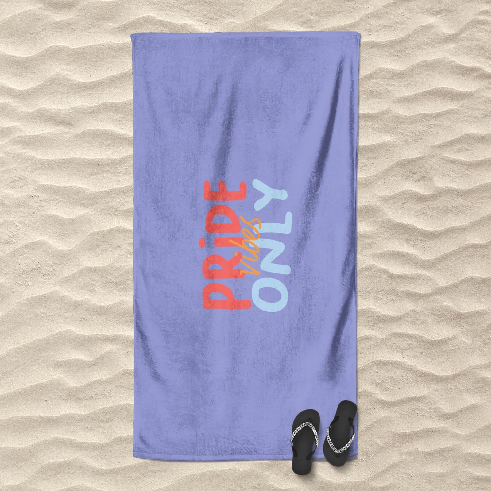 Pride Vibes Only Beach Towel
