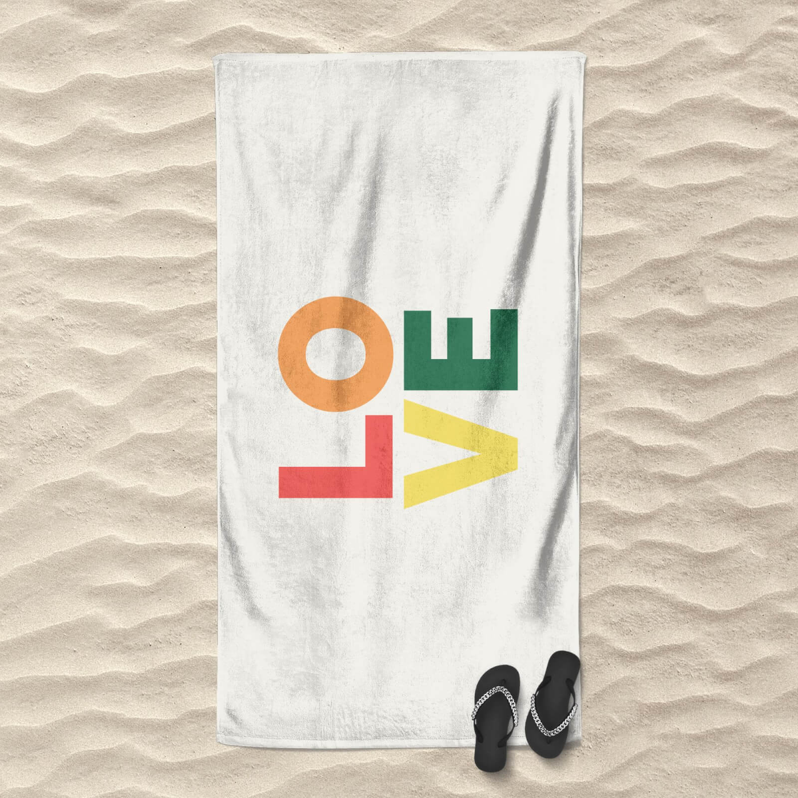 Love Beach Towel
