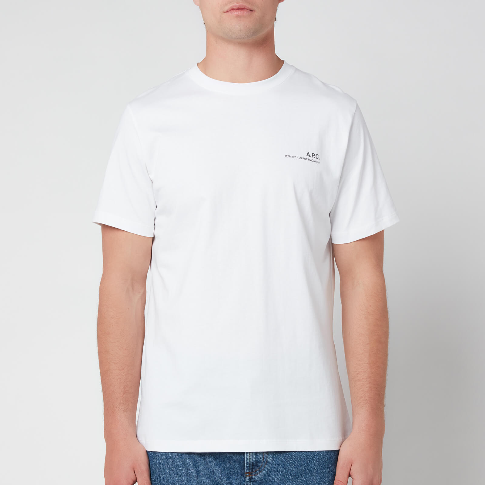 A.P.C. Men's Item T-Shirt - White - S