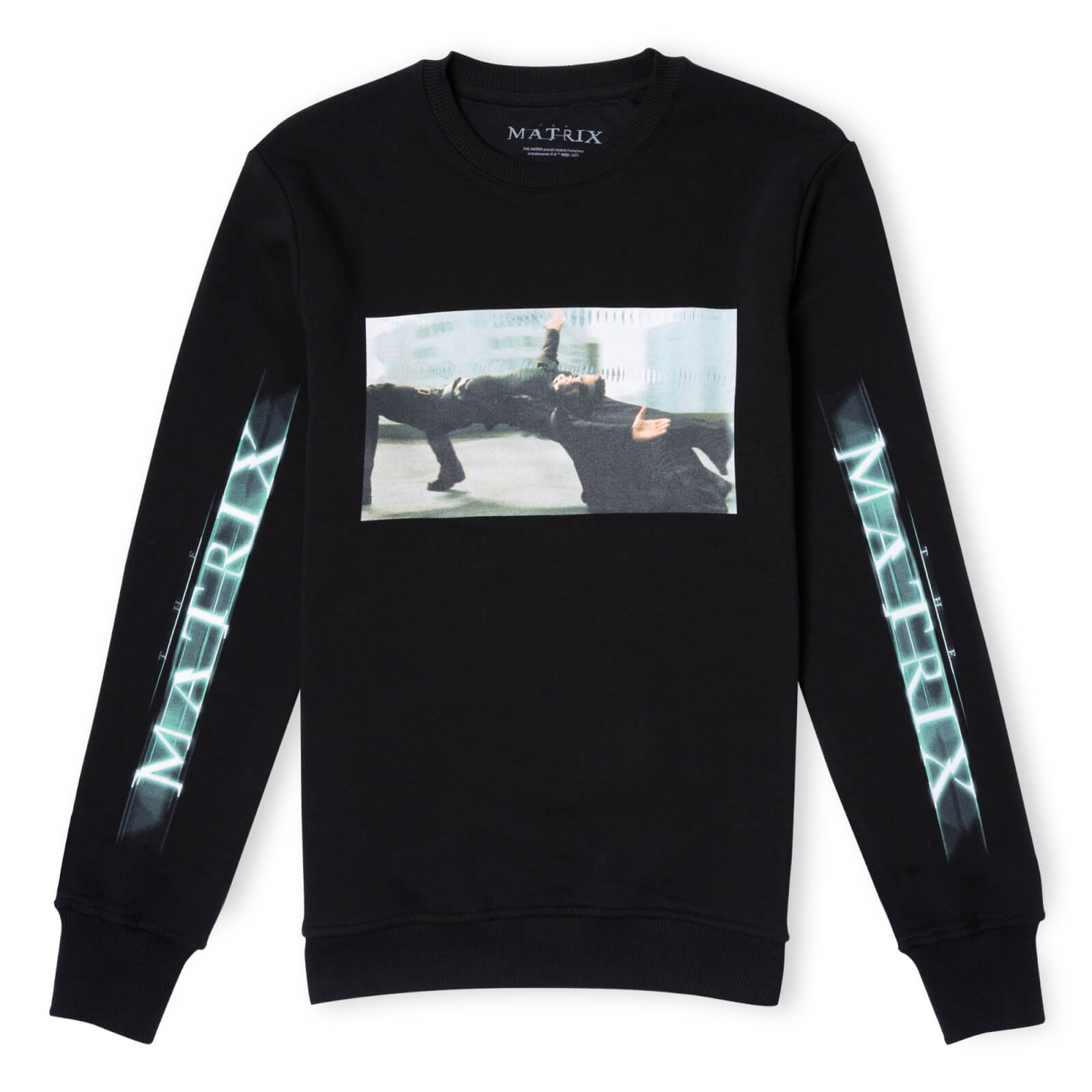 The Matrix Logo Code Sweatshirt - Black - XL - Black