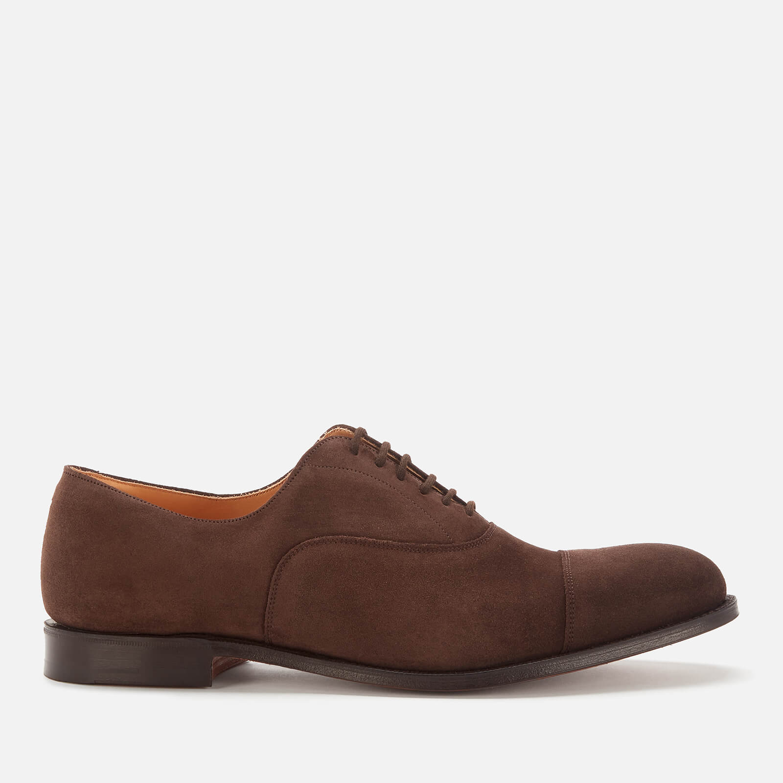 Church's Men's Dubai Suede Toe Cap Oxford Shoes - Brown - UK 10