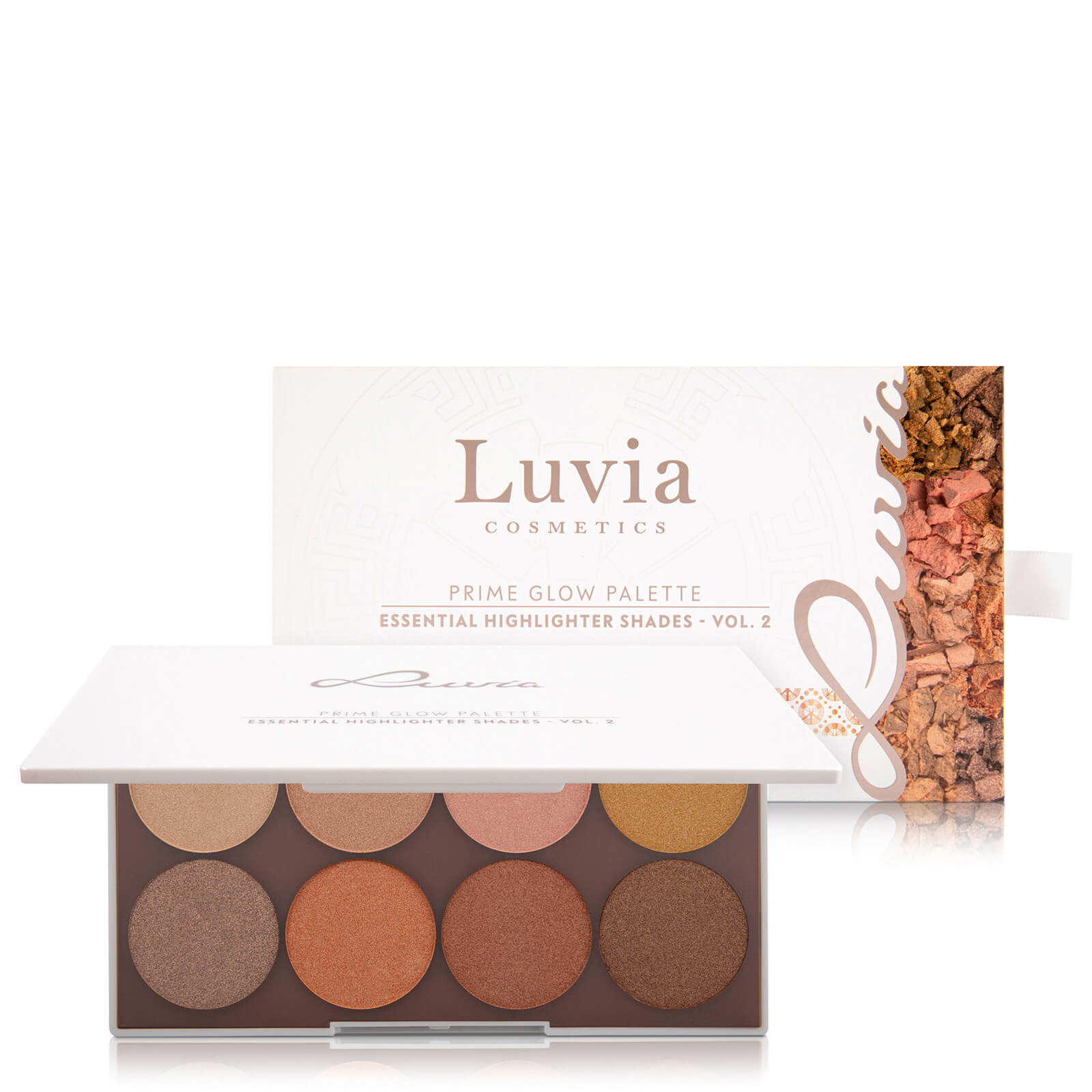 Luvia Prime Glow Palette Essential Highlighter Shades - Vol.2