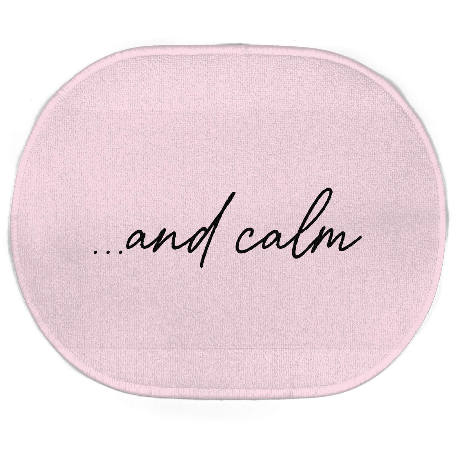 ...and Calm Oval Bath Mat