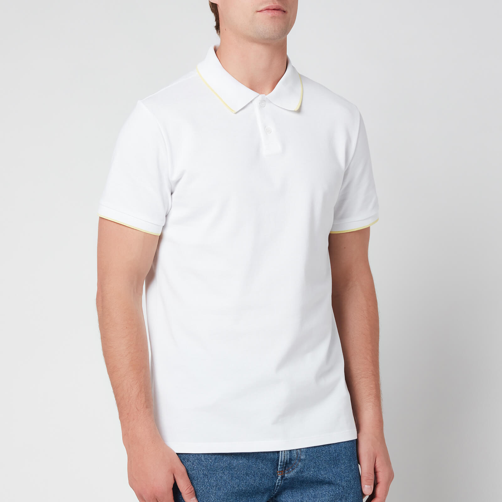 A.P.C. Men's Max Polo Shirt - White - L