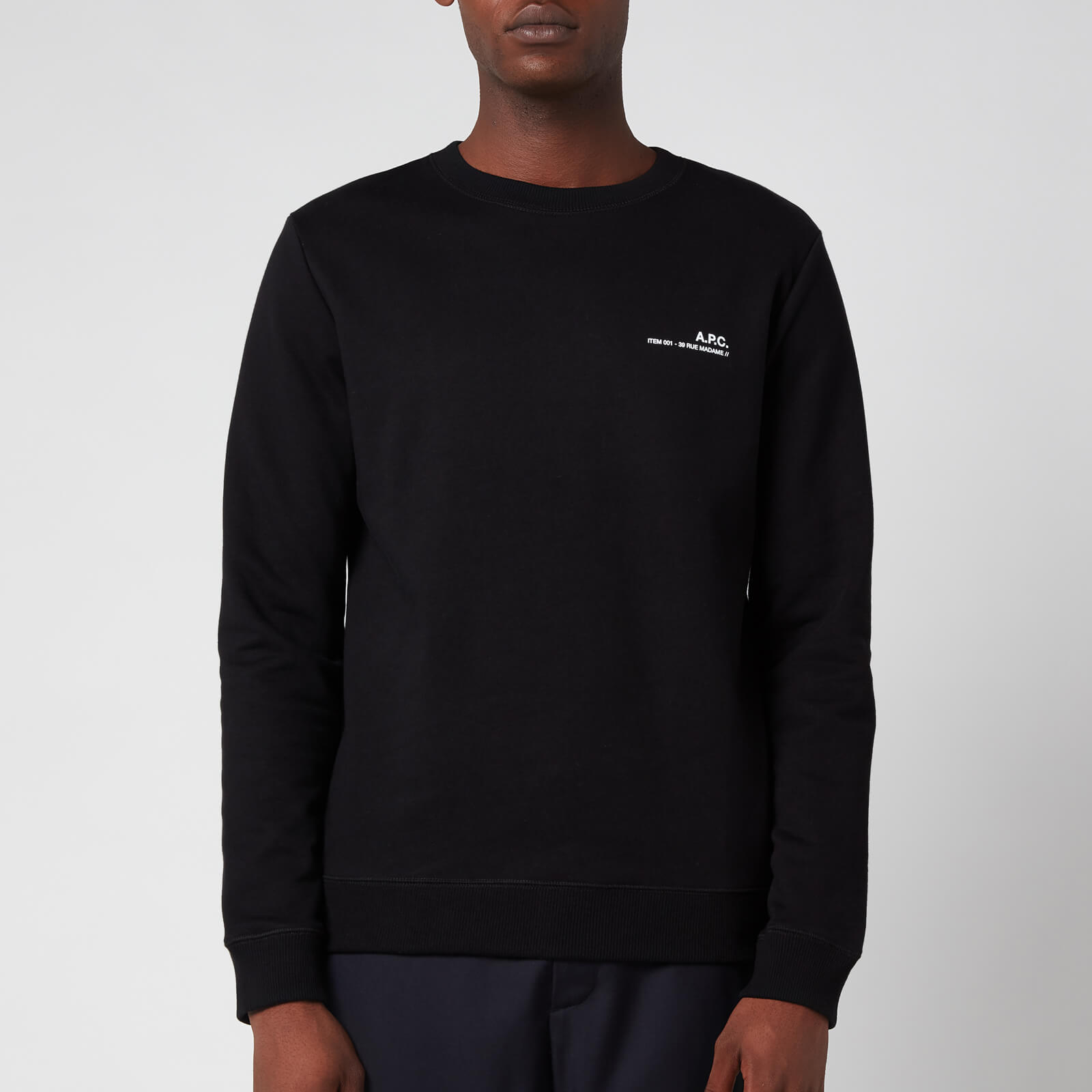 A.P.C. Men's Item Sweatshirt - Black - L