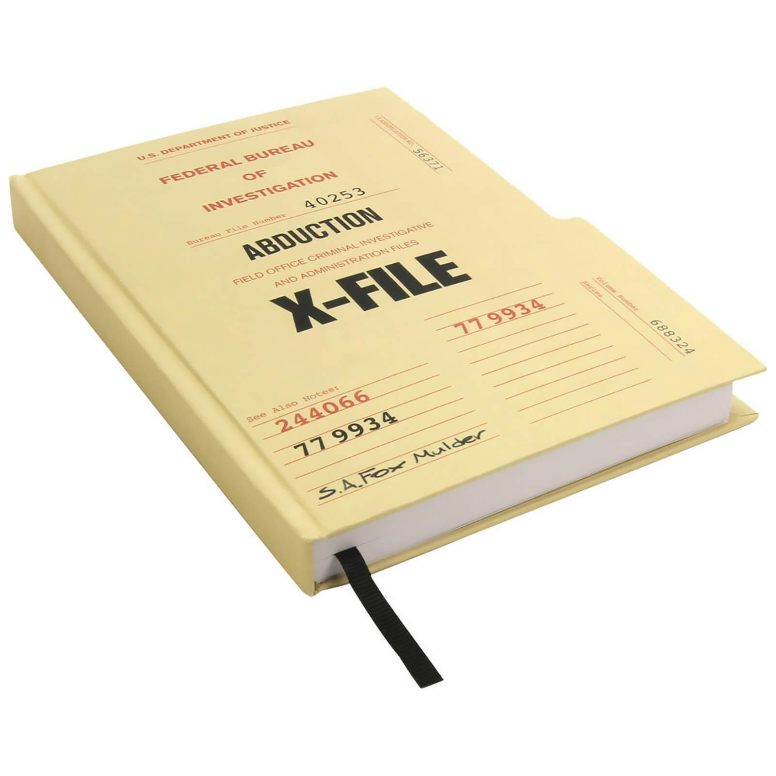 Coop X-Files Case File Journal Hardcover