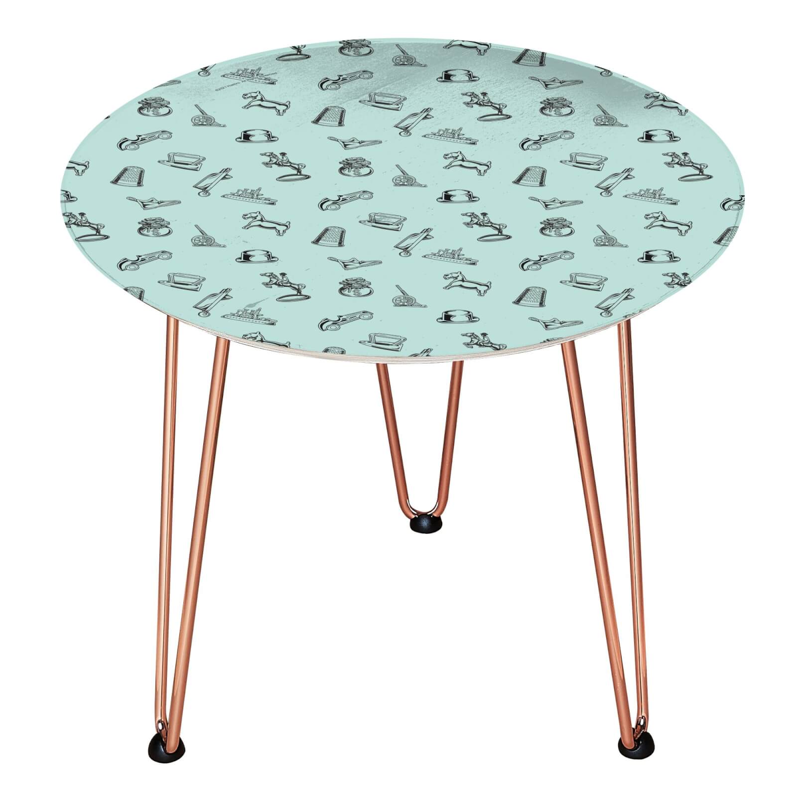 

Table en bois Decorsome - Figurines Monopoly - Doré