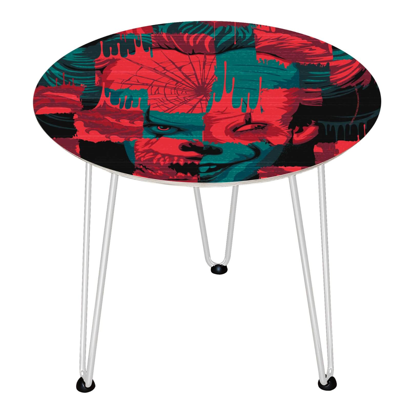Table en bois Decorsome - Ça : Chapitre 2 - Blanc