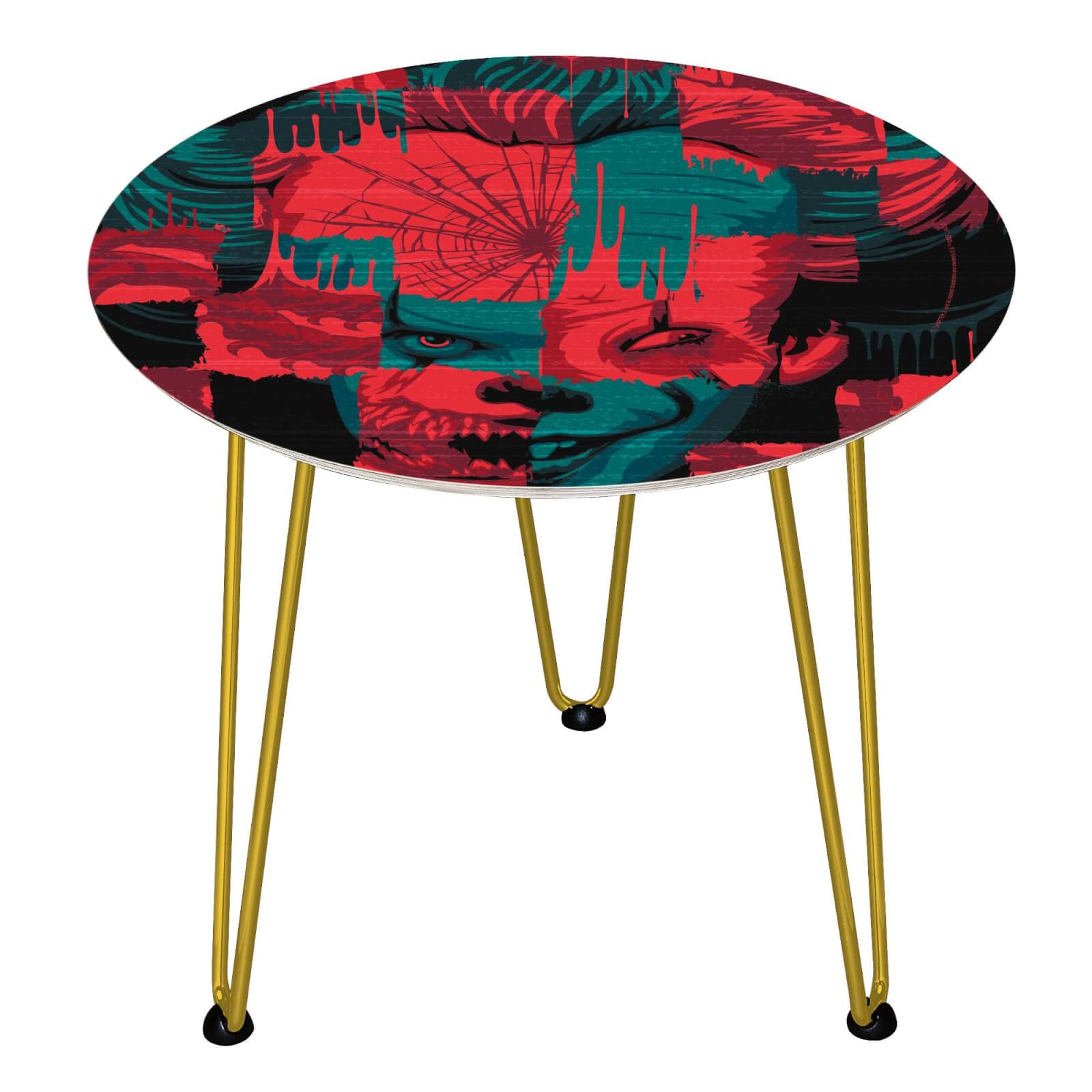 Table en bois Decorsome - Ça : Chapitre 2 - Doré