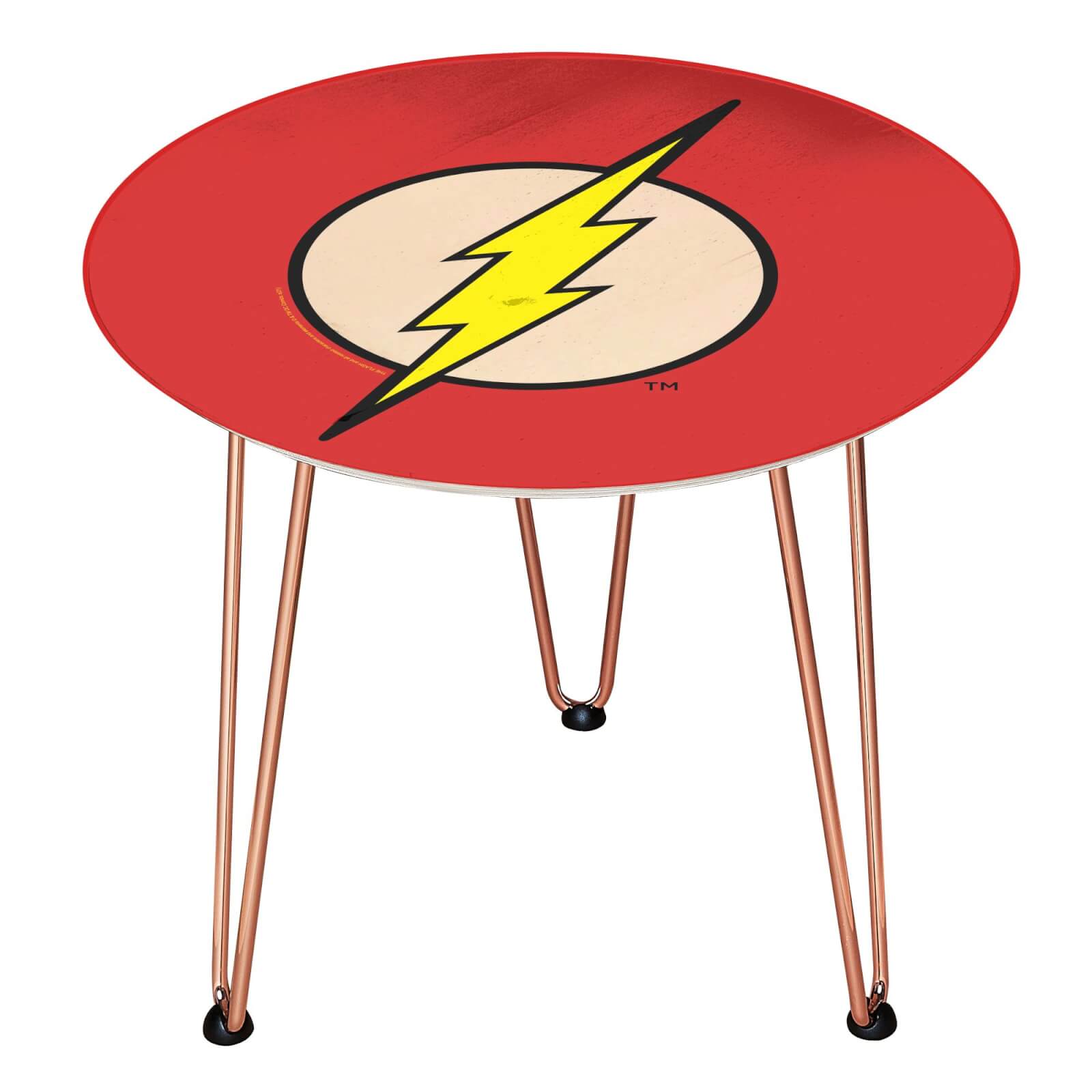 

Table en bois Decorsome - Logo The Flash DC - Doré