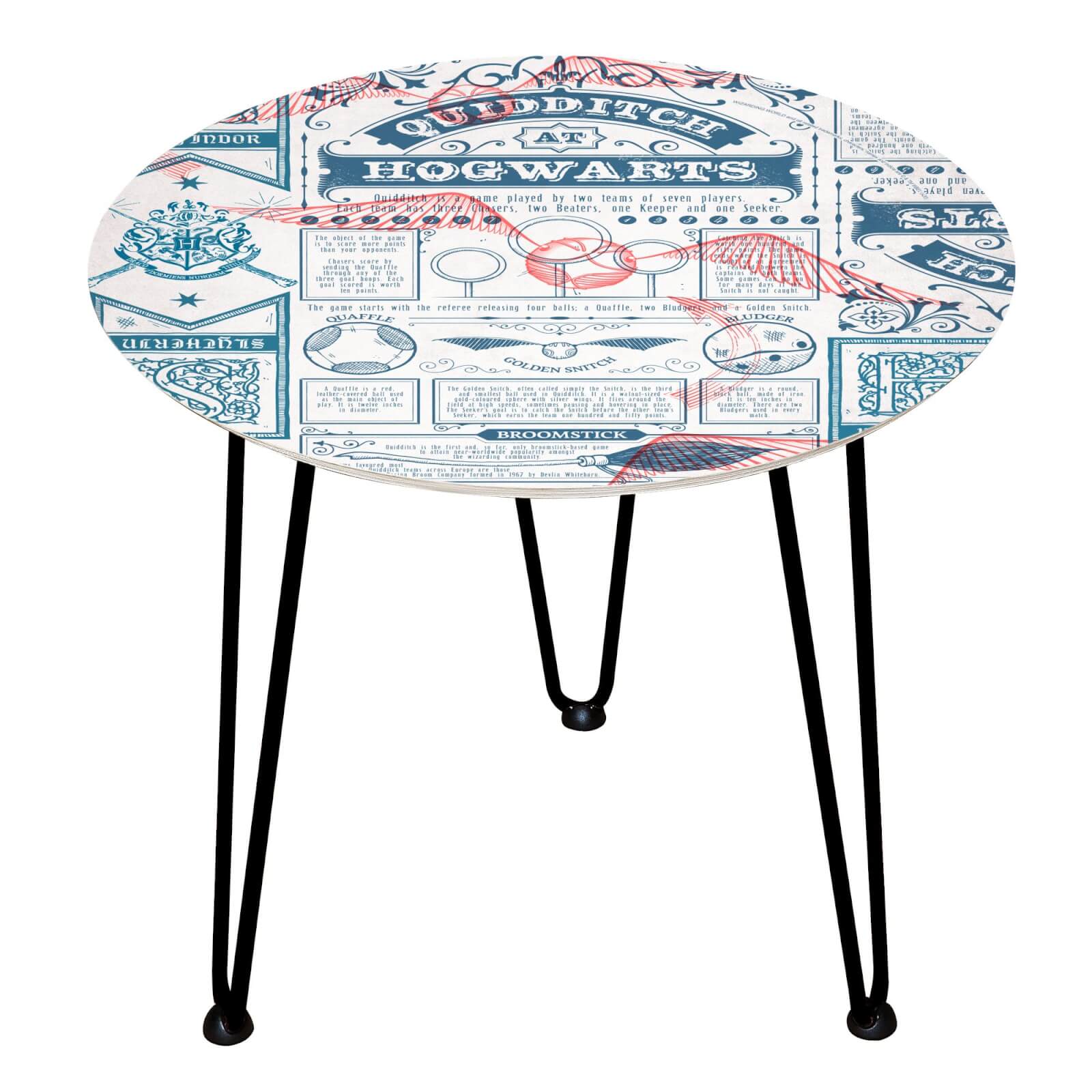 Table en bois Decorsome - Journal Harry Potter - Noir