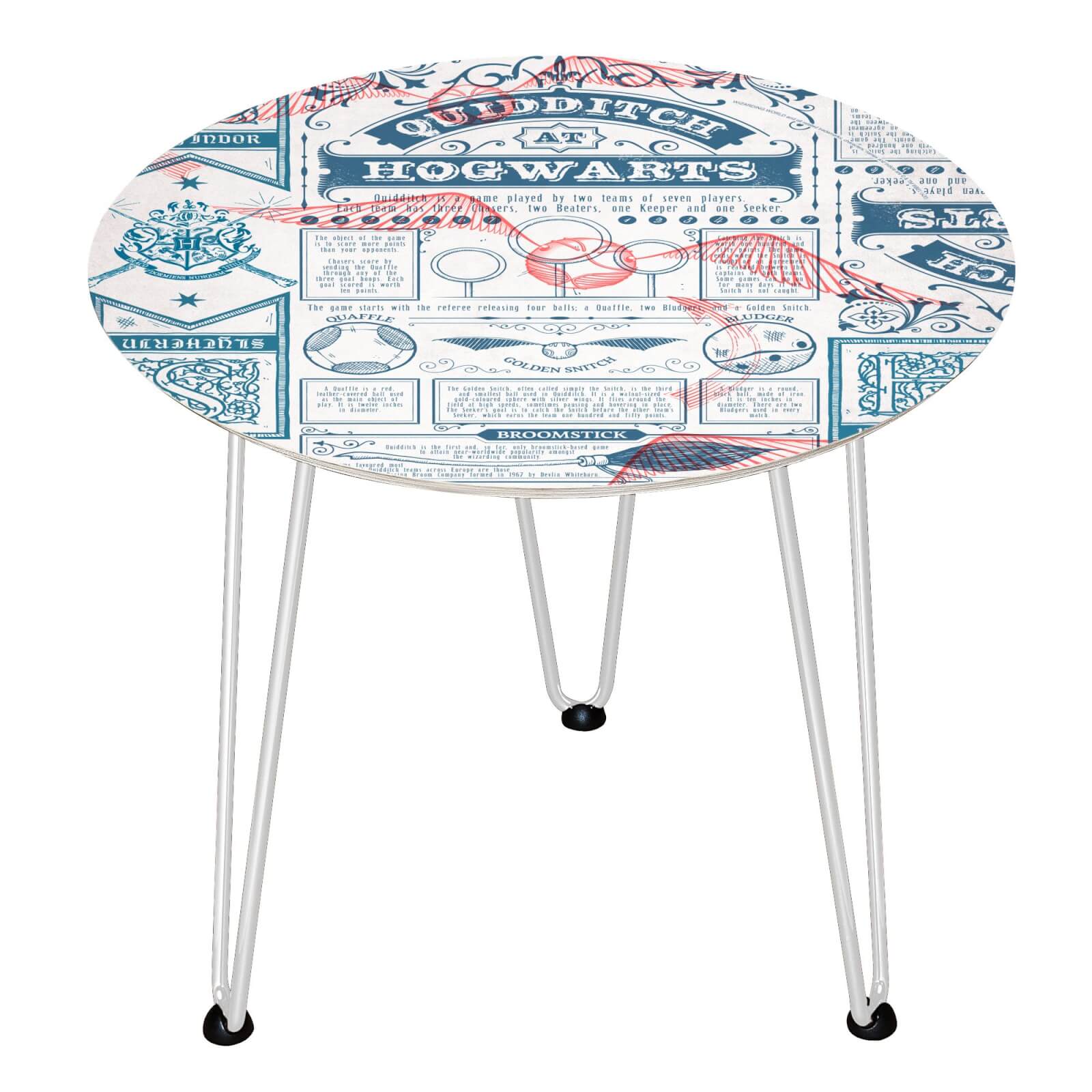 Table en bois Decorsome - Journal Harry Potter - Blanc