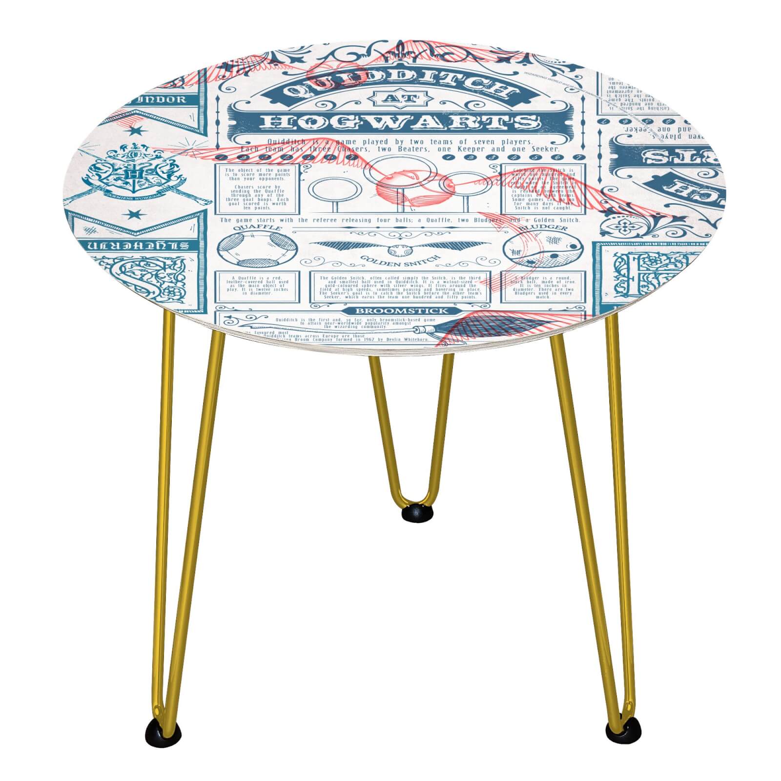 Table en bois Decorsome - Journal Harry Potter - Doré