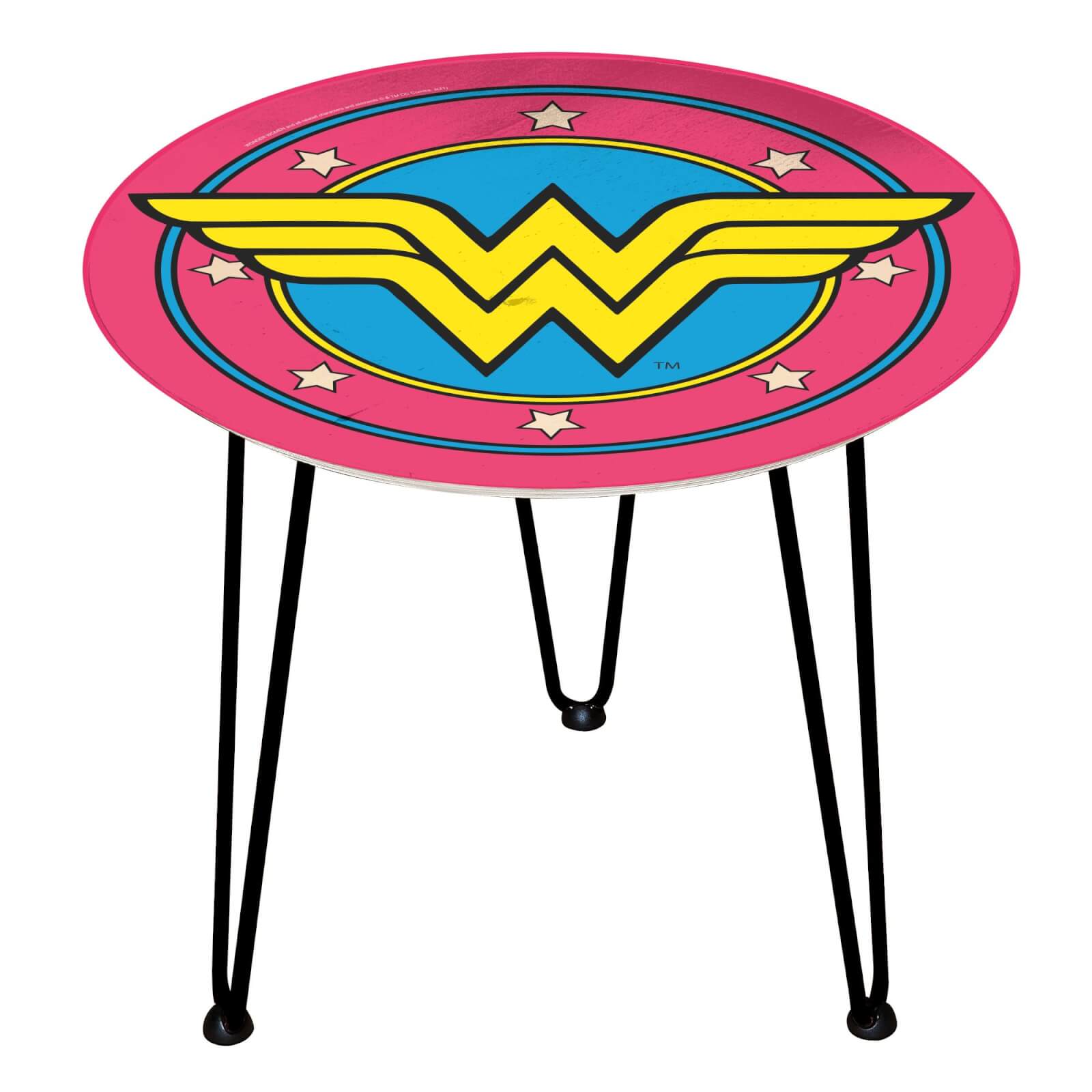 DC Comics  Decorsome DC Wonder Woman Wooden Side Table | Schwarz