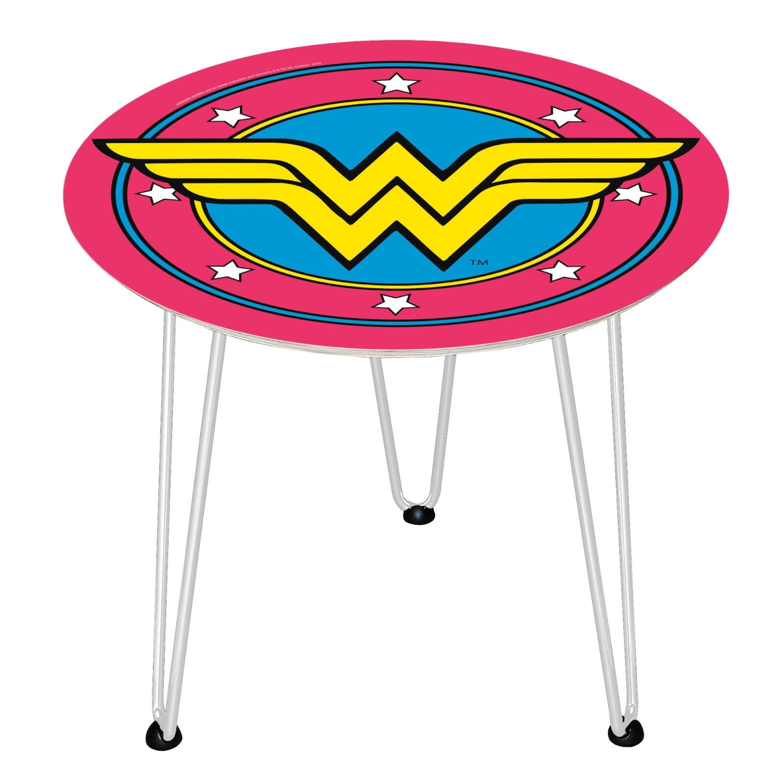 Table en bois Decorsome - Wonder Woman DC - Blanc