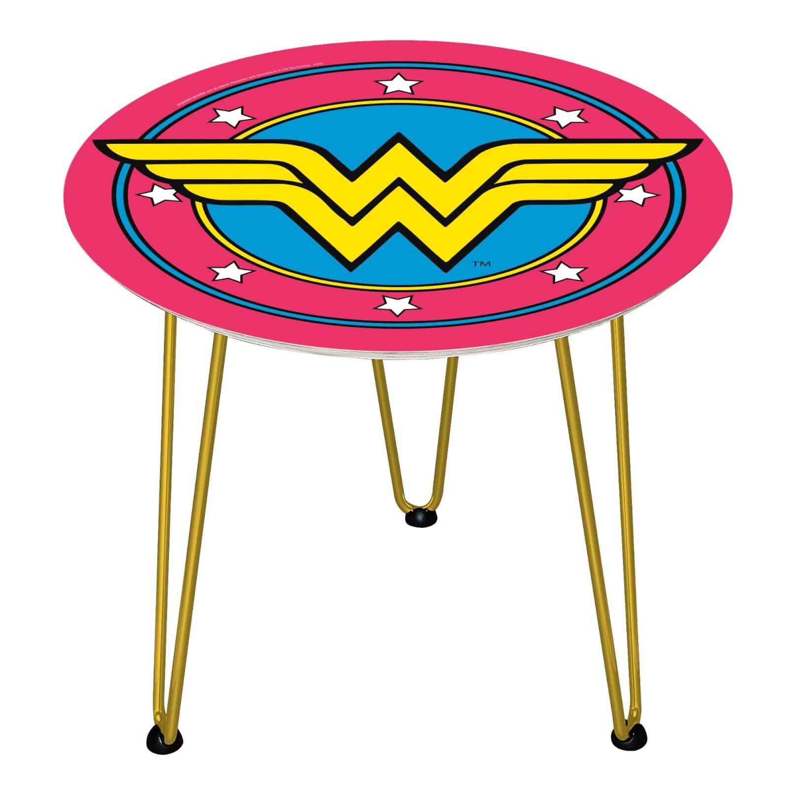 Table en bois Decorsome - Wonder Woman DC - Doré