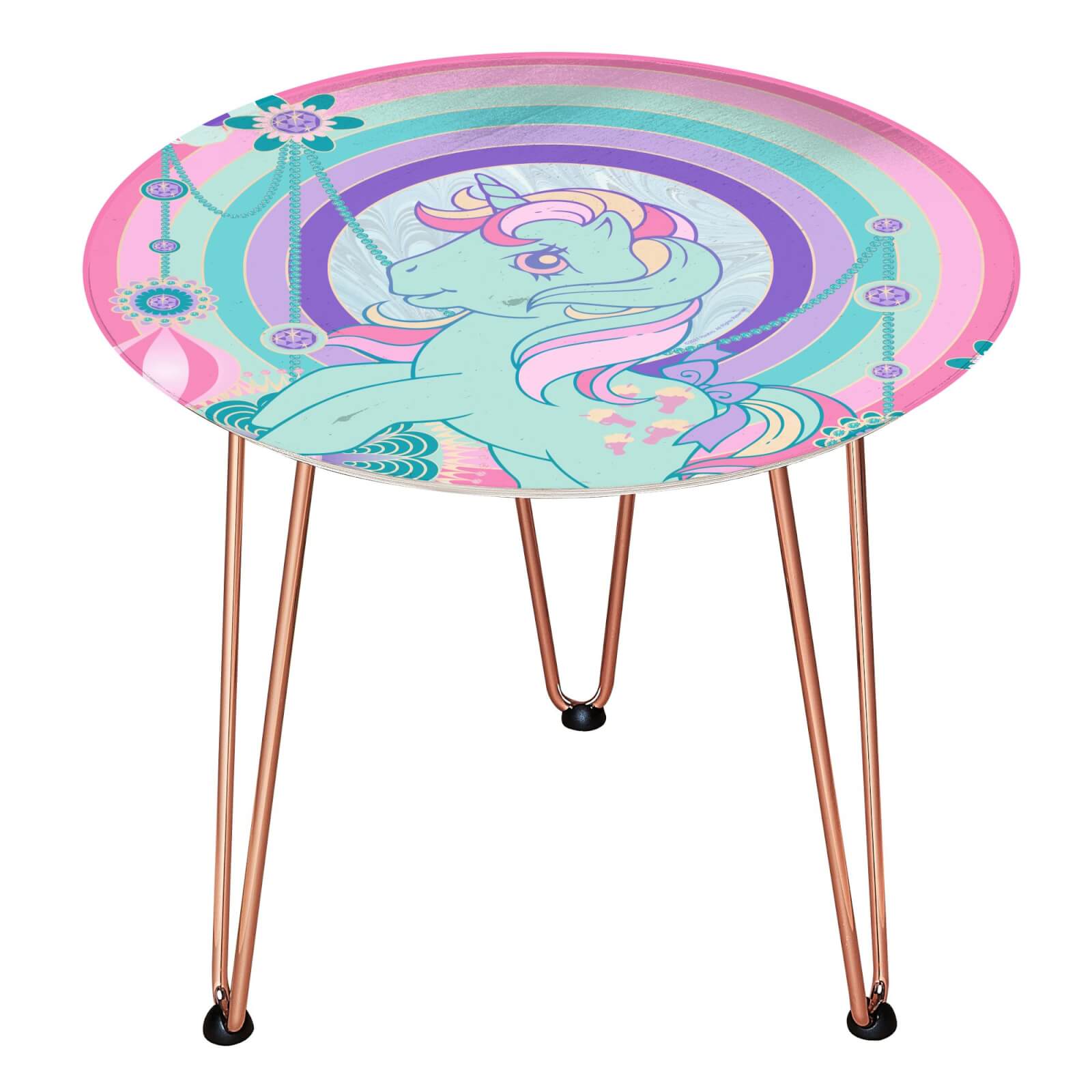 decorsome x my little pony jewels wooden side table - goud