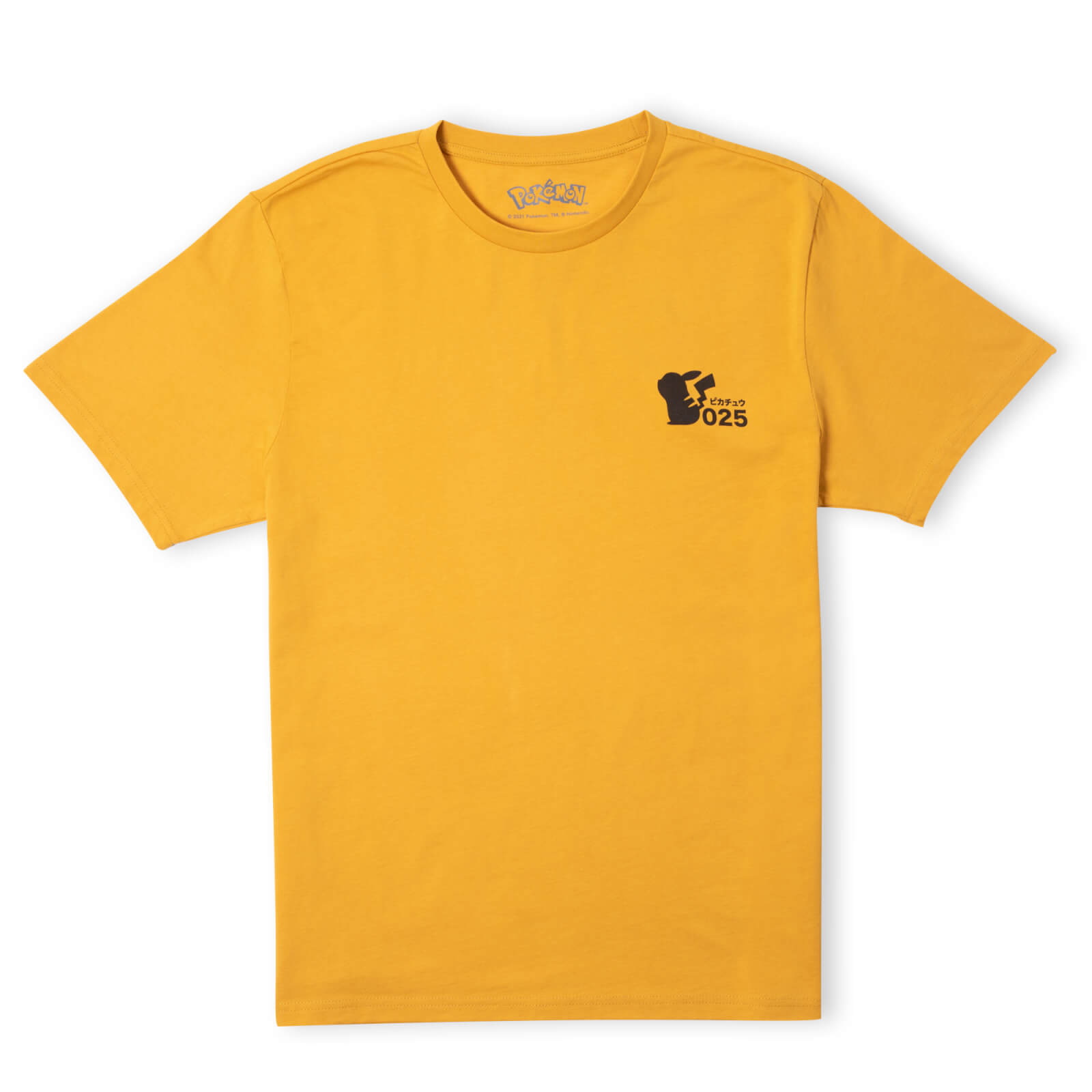 T-Shirt Pokémon Power Up Pikachu - Giallo Mostarda - Unisex - L