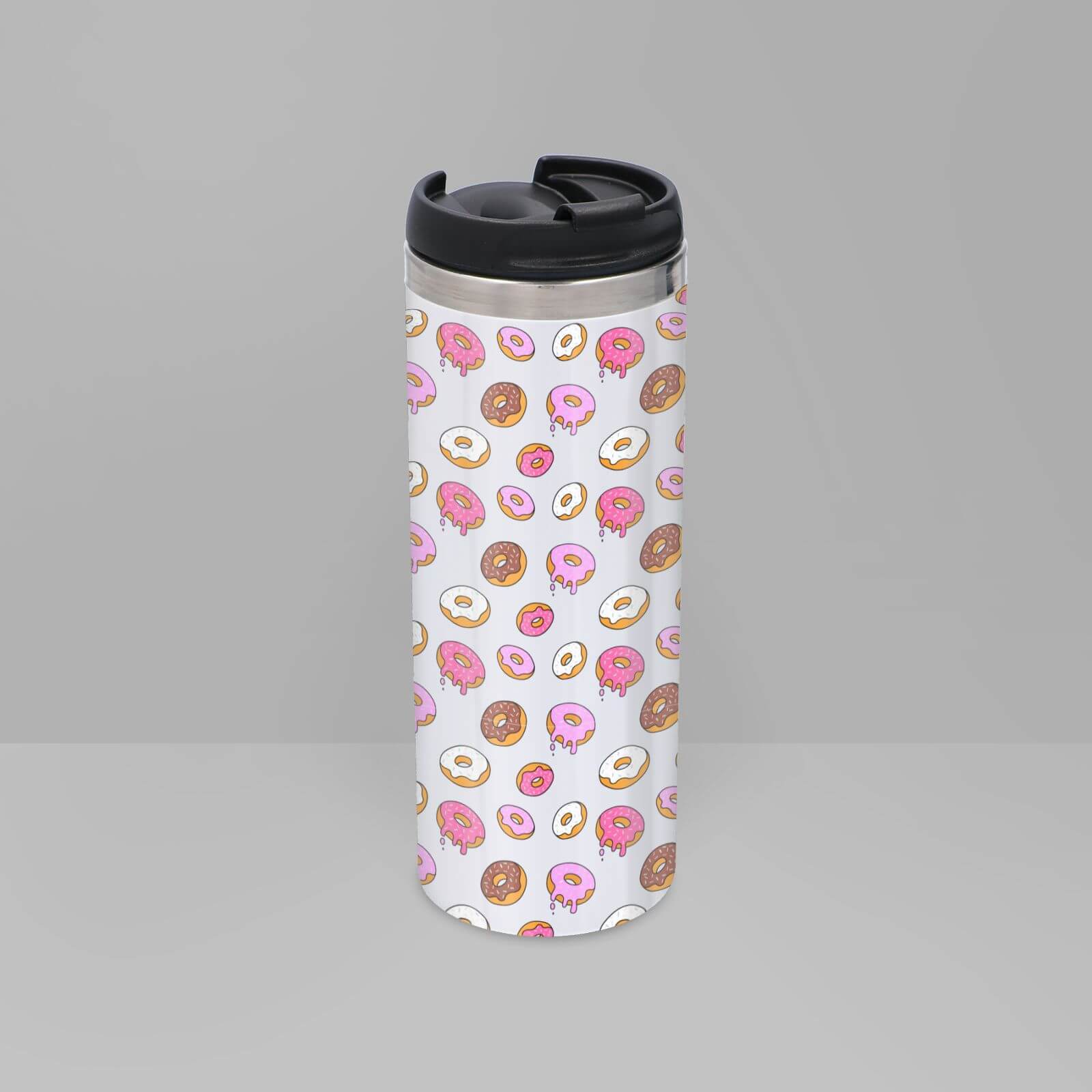 Doughnuts Stainless Steel Thermo Travel Mug