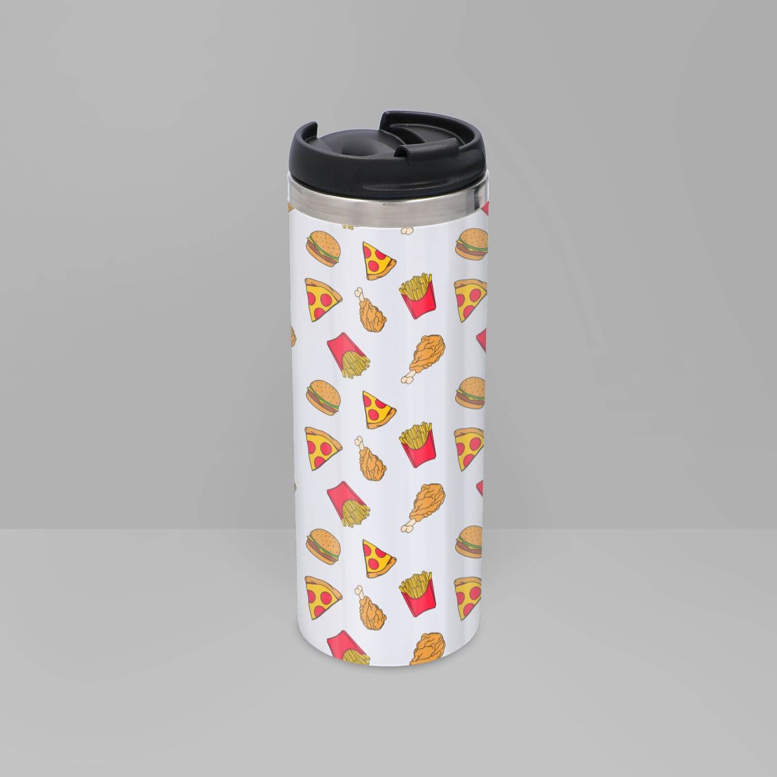 Fast Food Stainless Steel Thermo Travel Mug