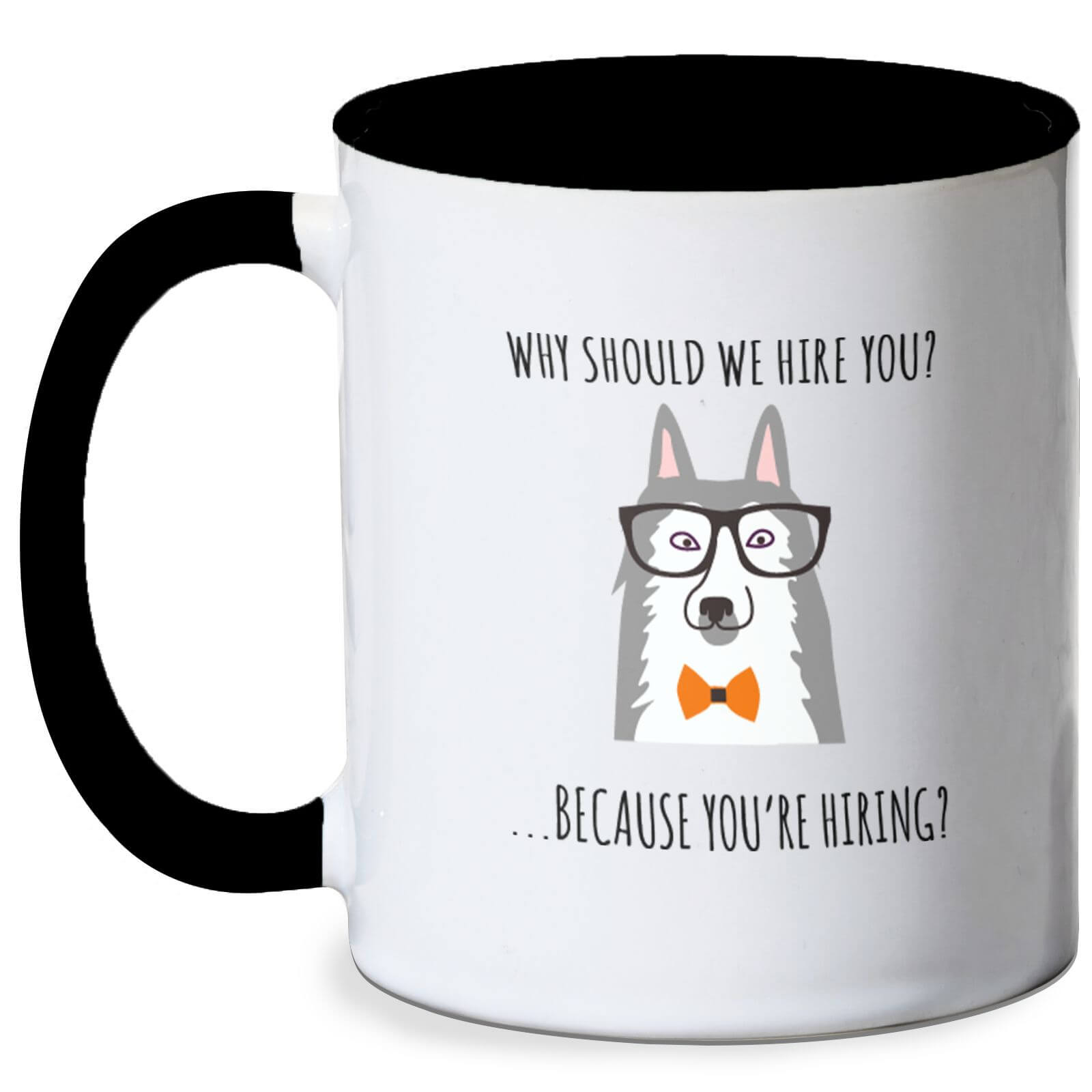 Work Dog Meme Mug - White/Black